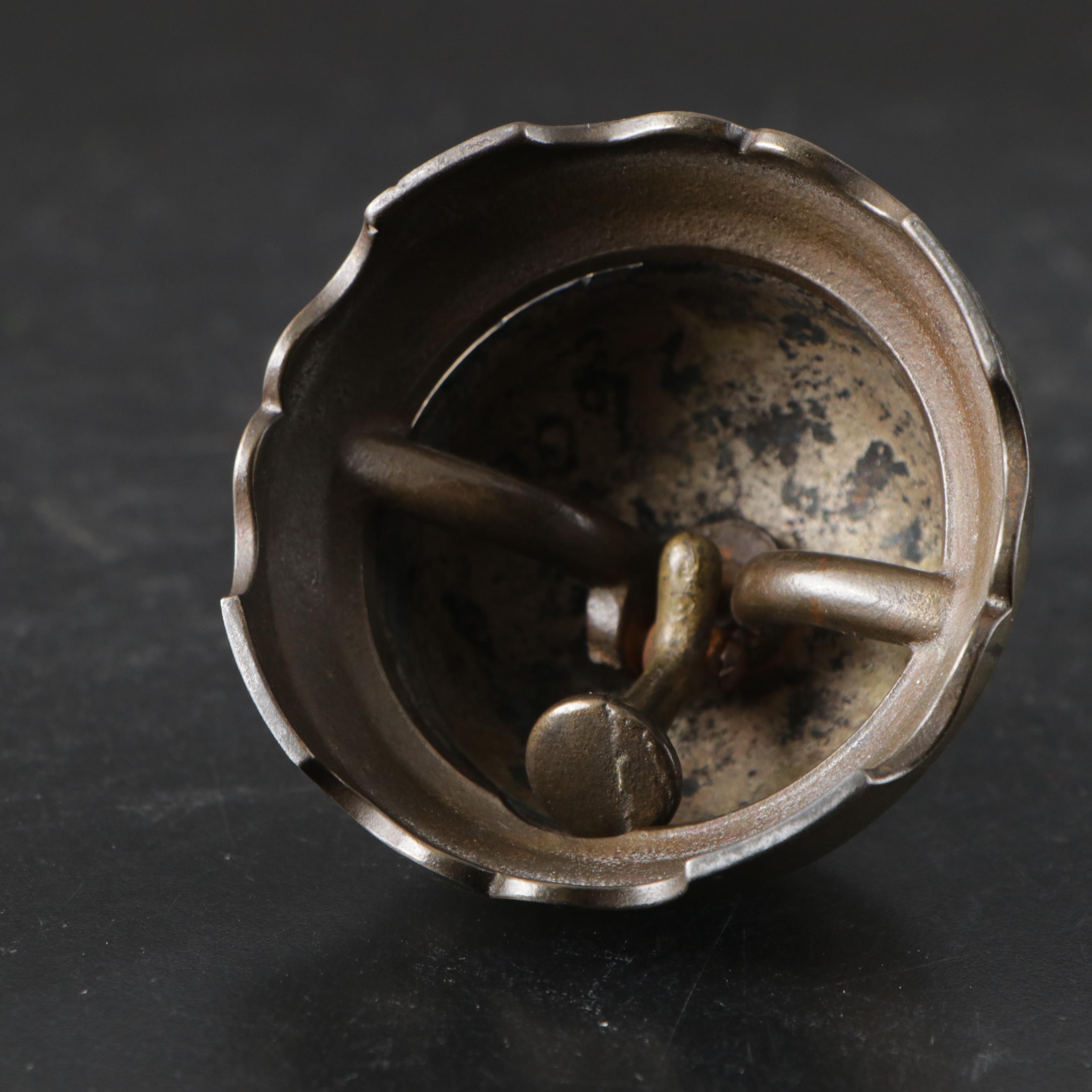 Peerless Pewter Shaker, Tobacco and Talc Boxes, Call Bell, and More