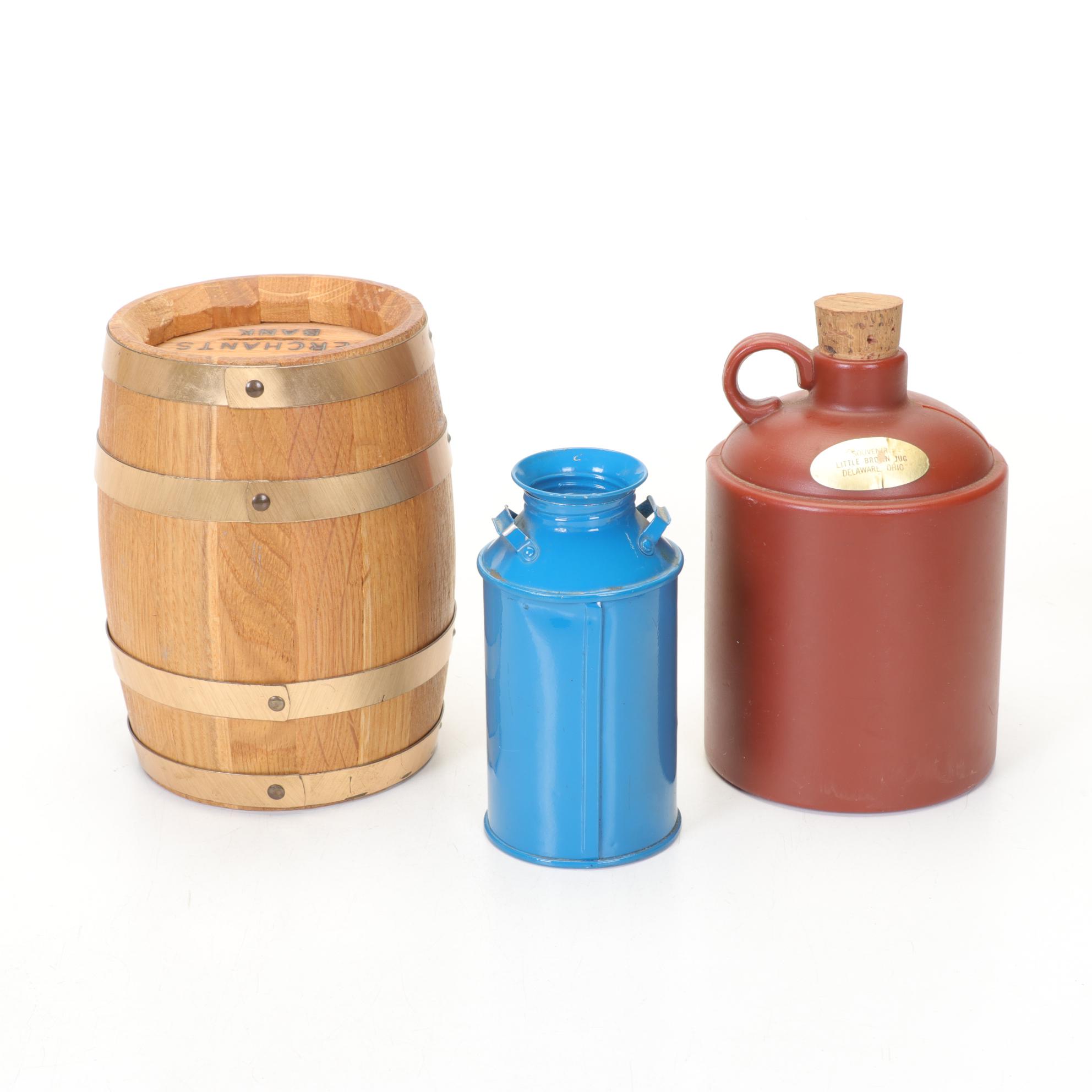 Novelty Coin Banks Including "Money Factory" Mechanical Coin Sorter