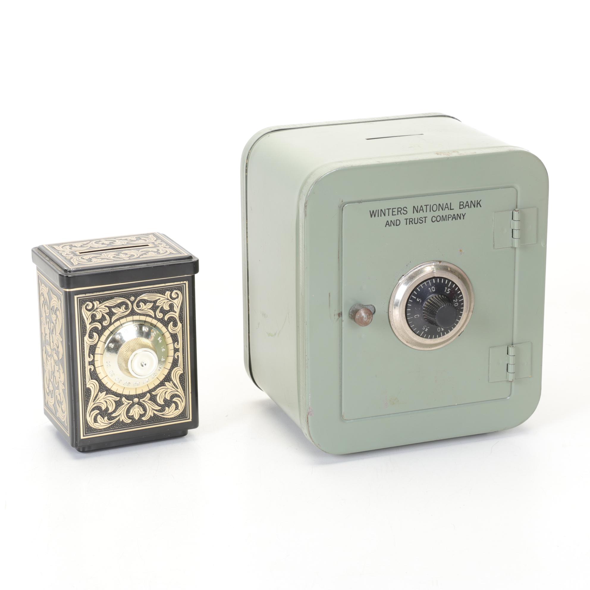 Novelty Coin Banks Including "Money Factory" Mechanical Coin Sorter