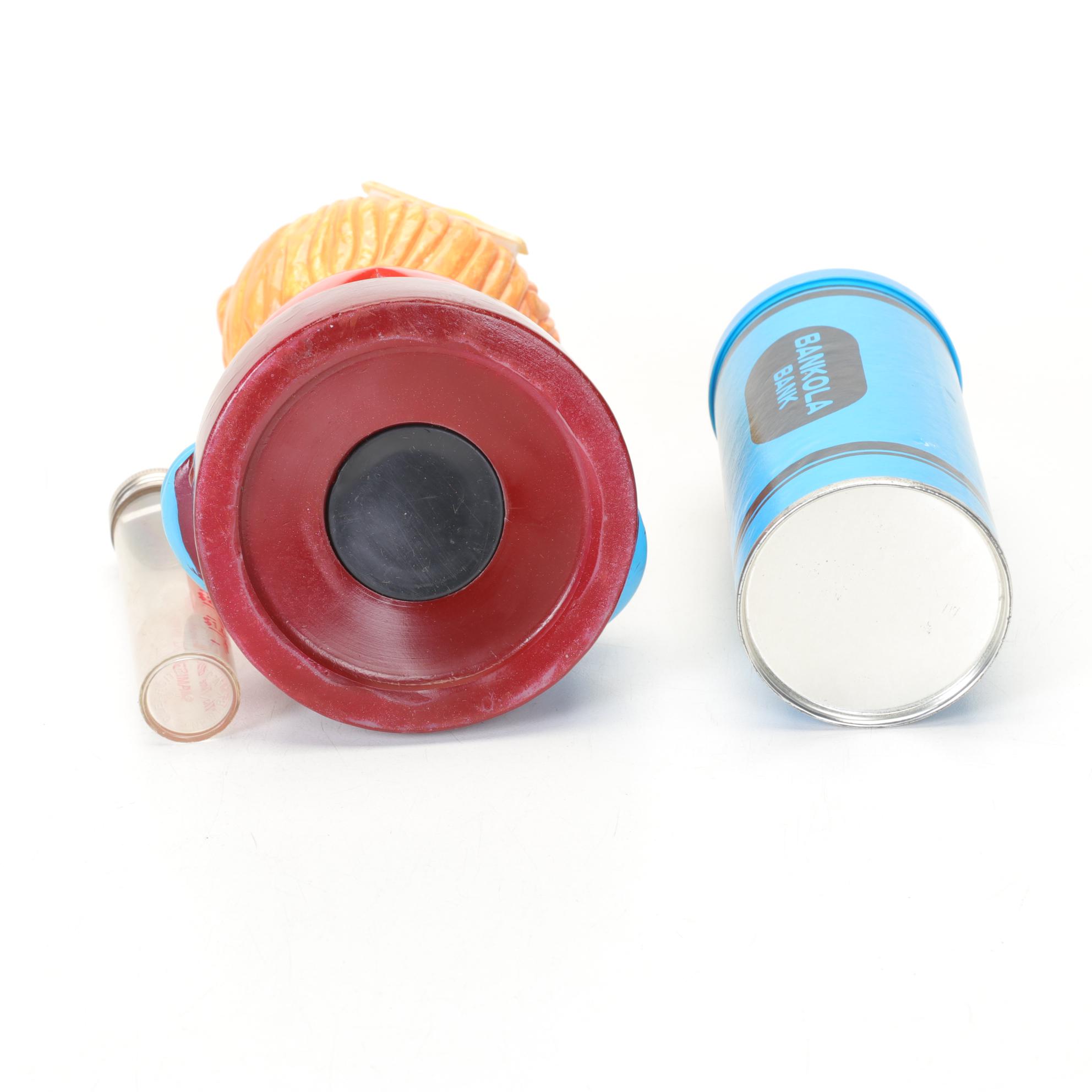 Novelty Coin Banks Including "Money Factory" Mechanical Coin Sorter