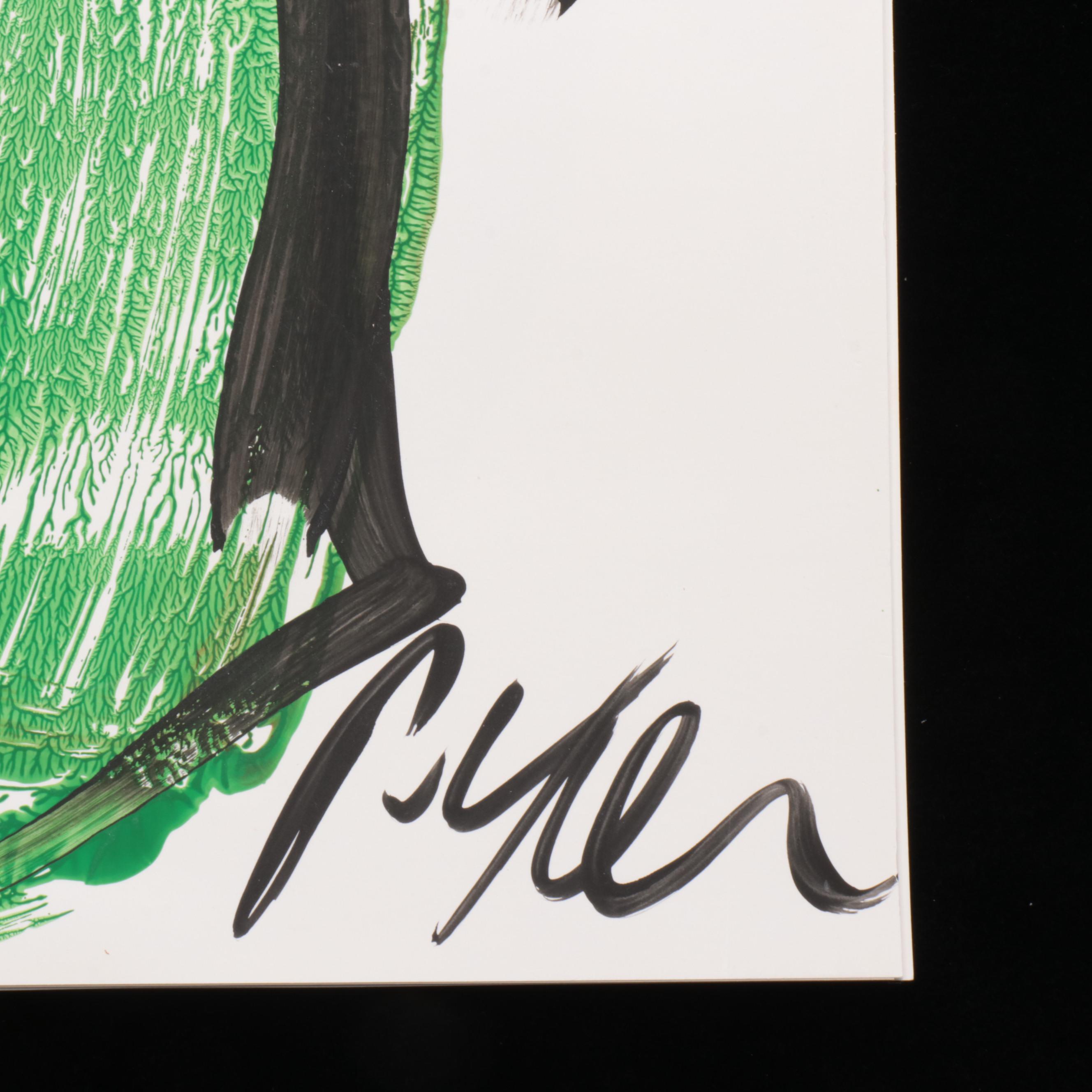 Peter Robert Keil Abstract Acrylic Portrait