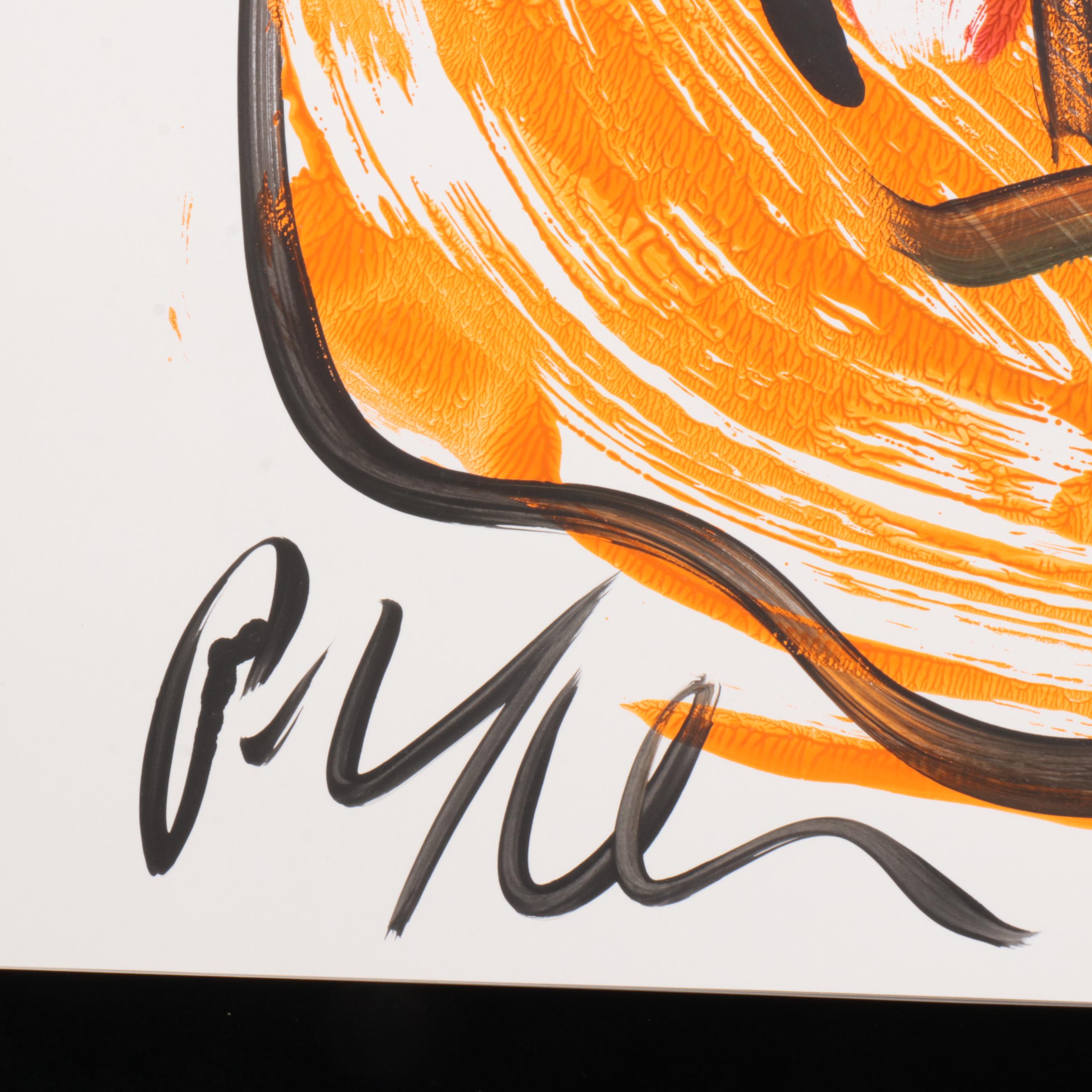 Peter Robert Keil Abstract Acrylic Portrait