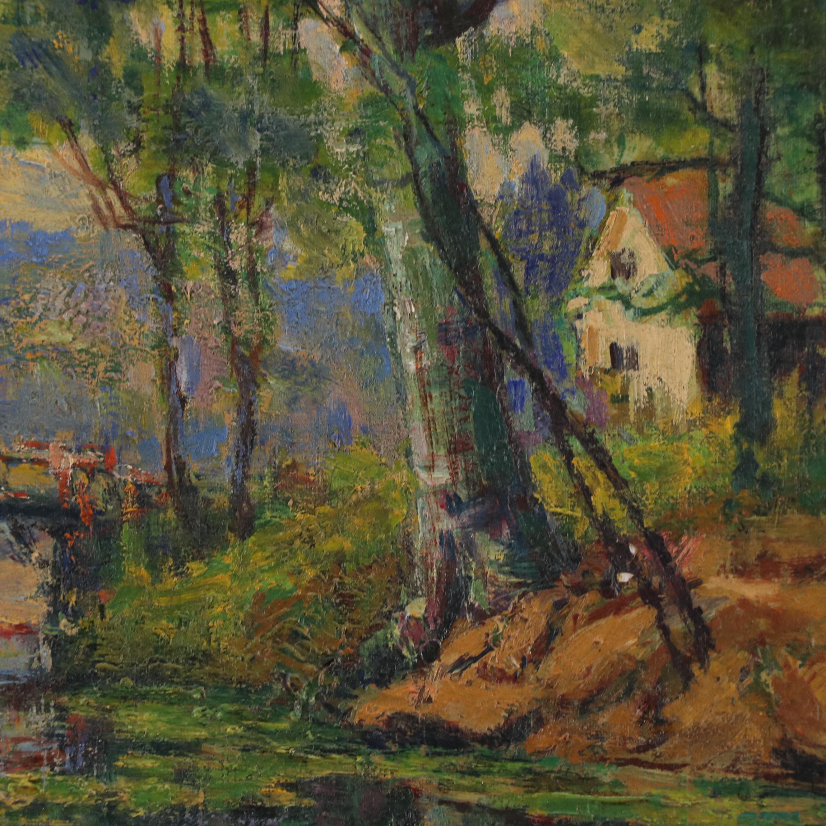 Charles William Duvall Landscape Oil Paintings, Circa 1930