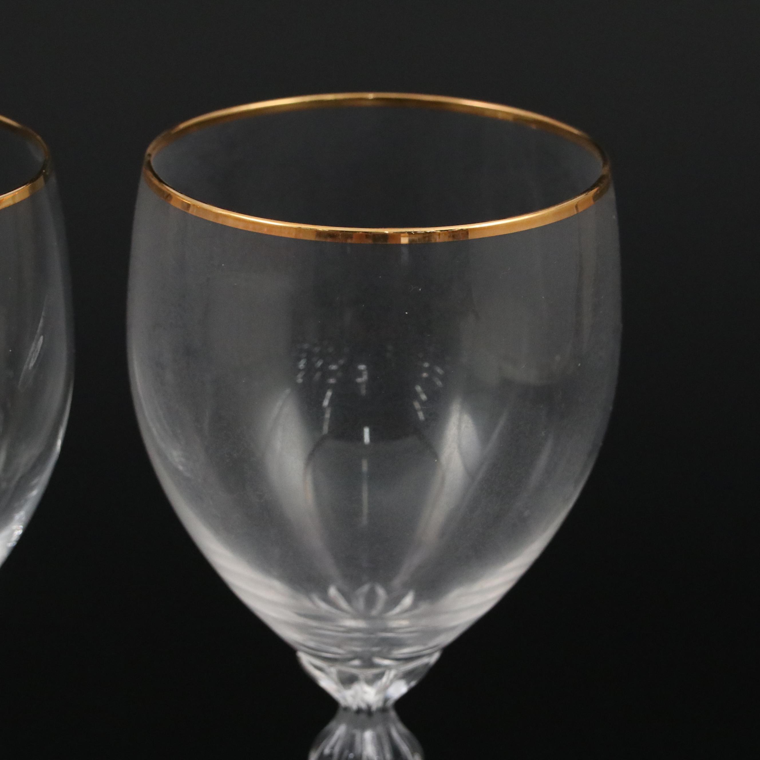 Lenox "Monroe" Glass Water Goblet, Fluted Champagne and Wine Glasses