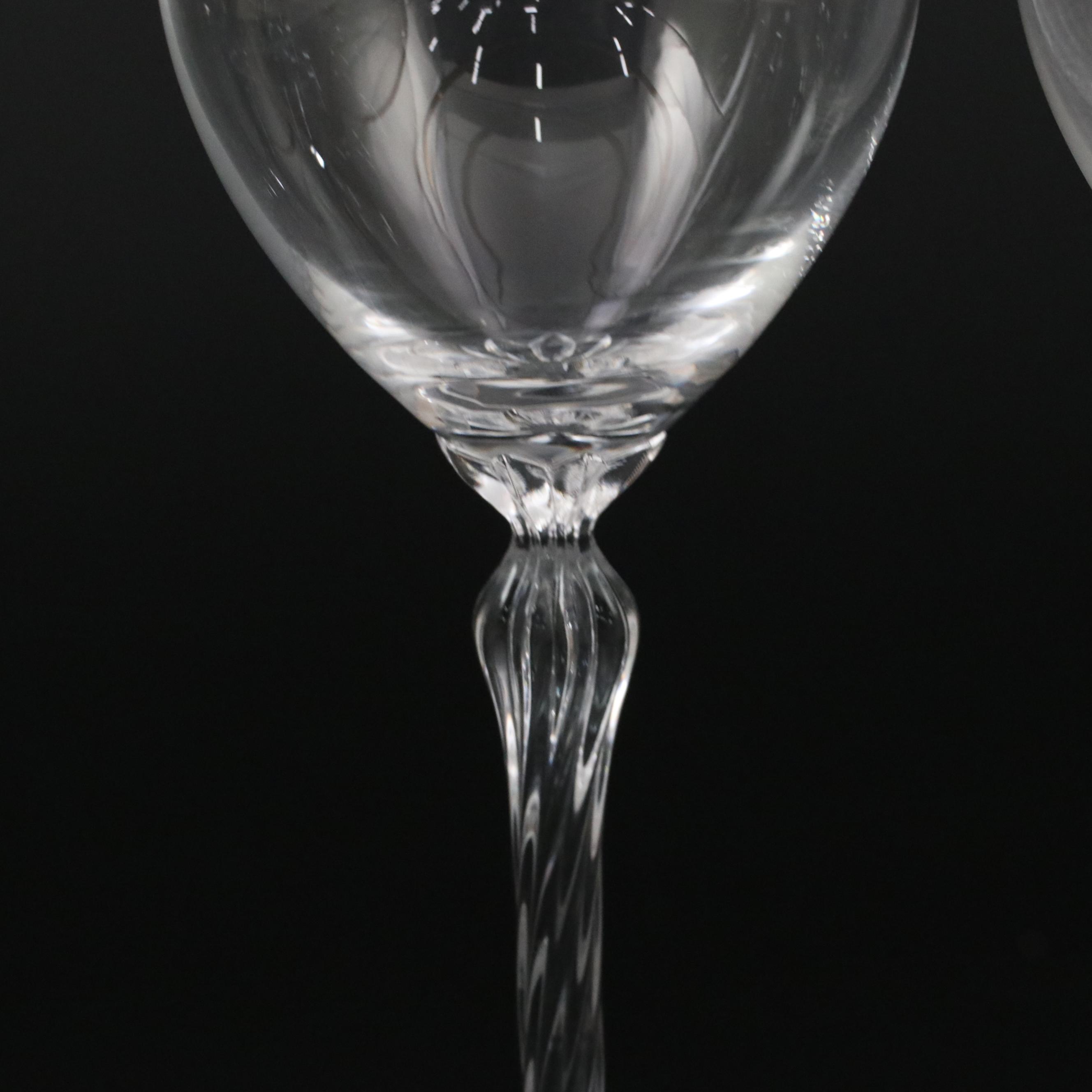 Lenox "Monroe" Glass Water Goblet, Fluted Champagne and Wine Glasses