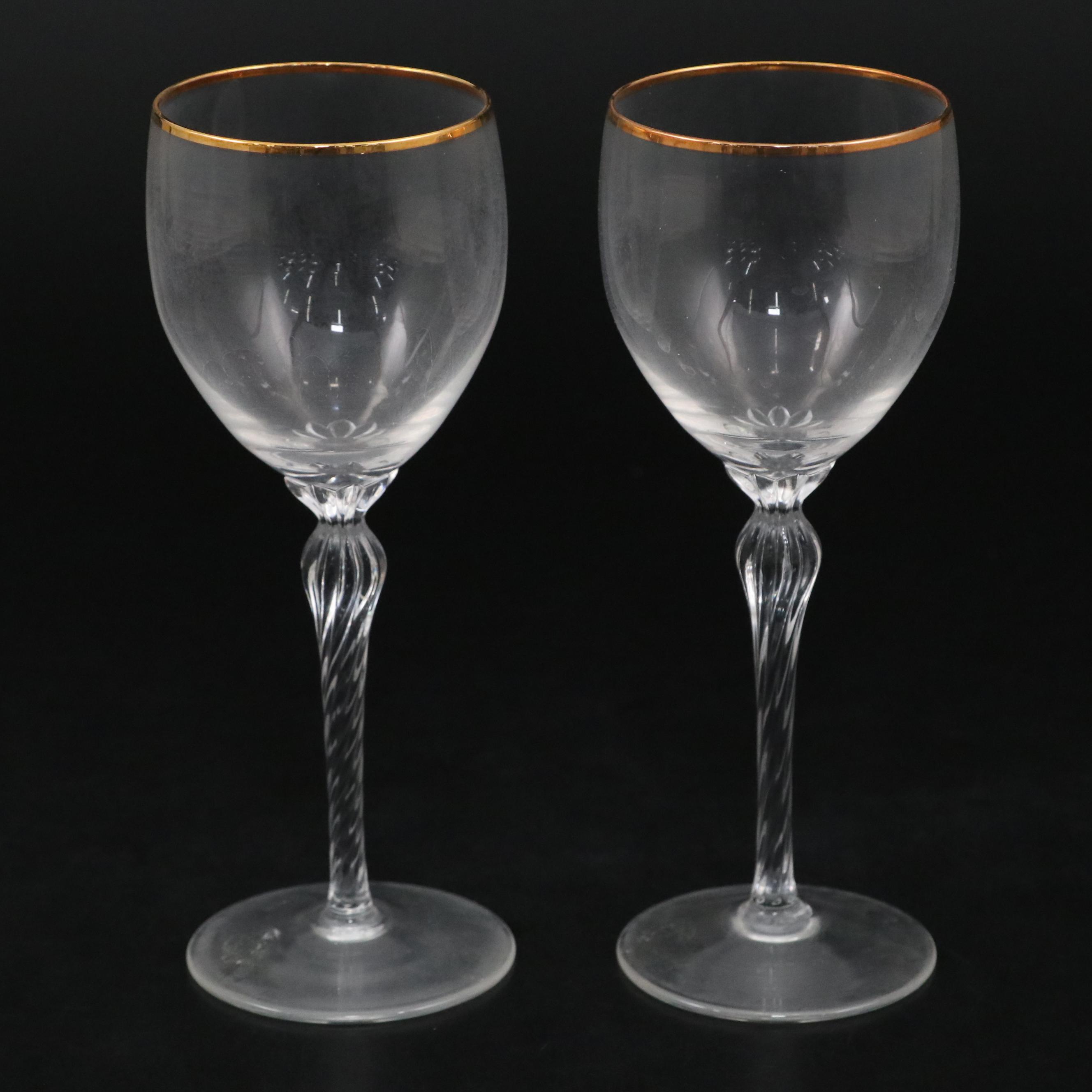 Lenox "Monroe" Glass Water Goblet, Fluted Champagne and Wine Glasses