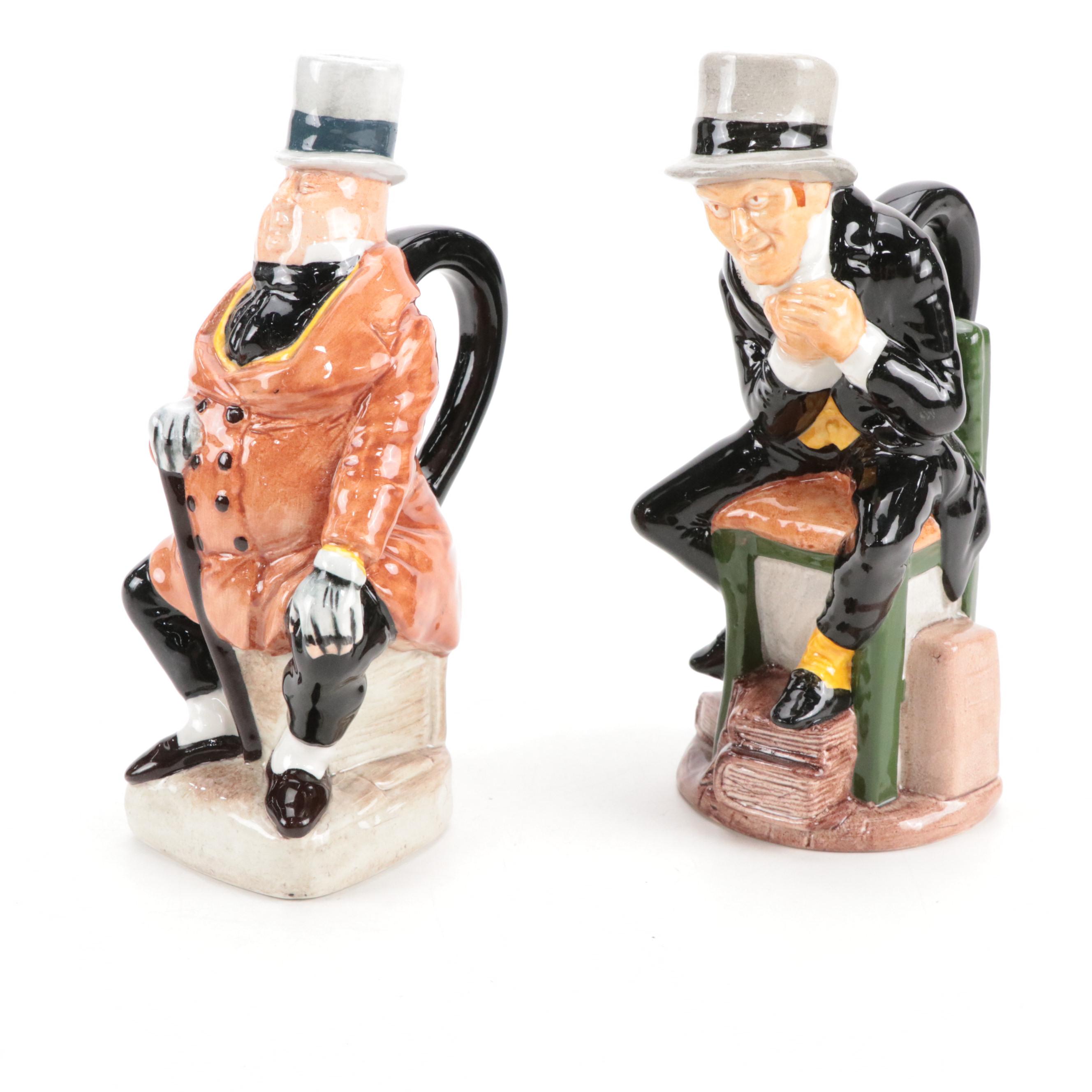 Wood & Sons "Charles Dickens Toby Jug Collection" Ceramic Toby Jugs