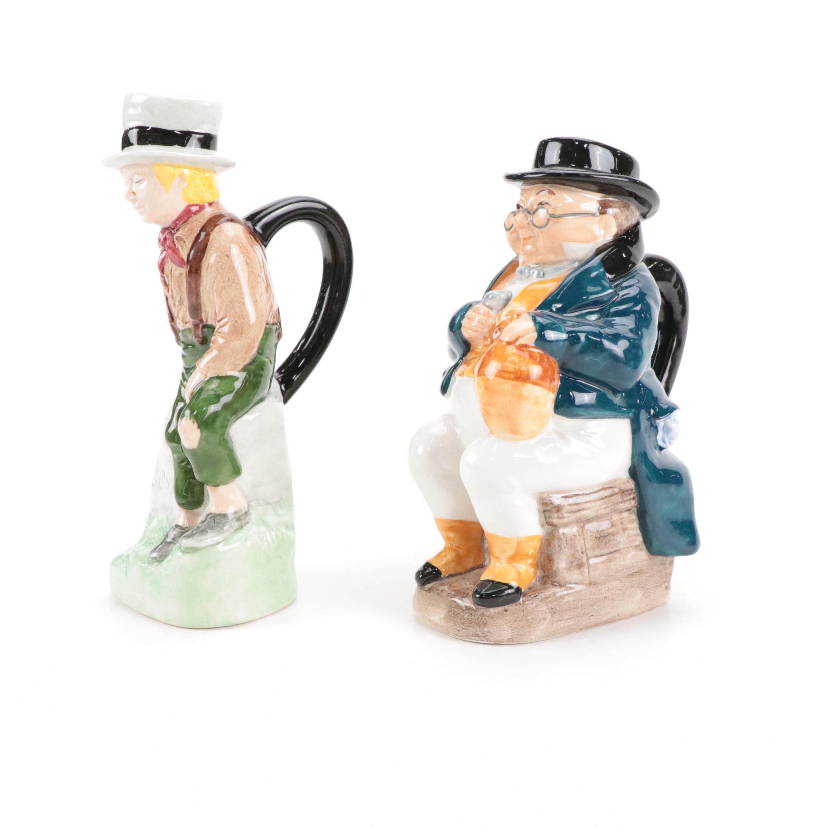Wood & Sons "Charles Dickens Toby Jug Collection" Ceramic Toby Jugs