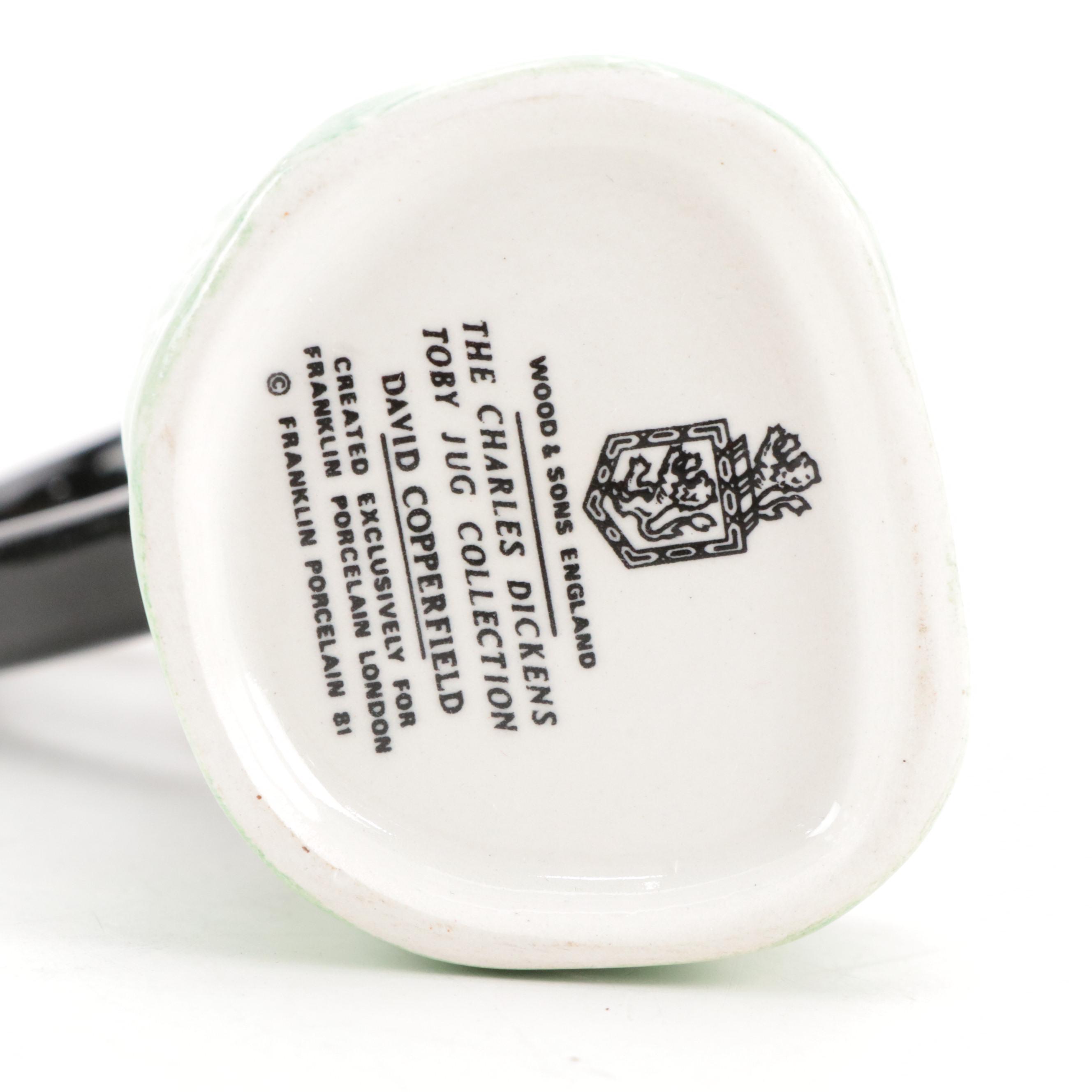 Wood & Sons "Charles Dickens Toby Jug Collection" Ceramic Toby Jugs