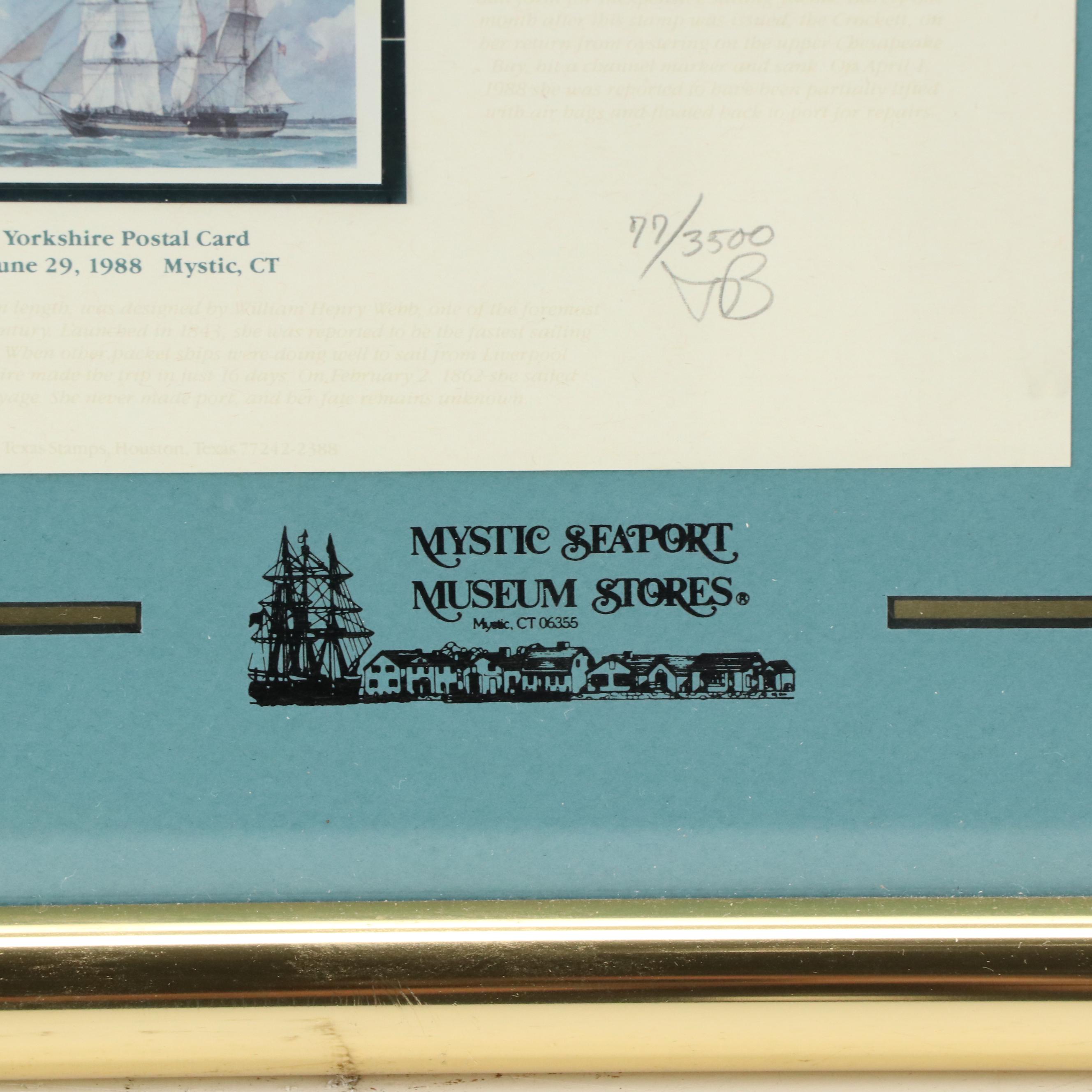 Framed Stamp Collection "Sailing & the Sea"