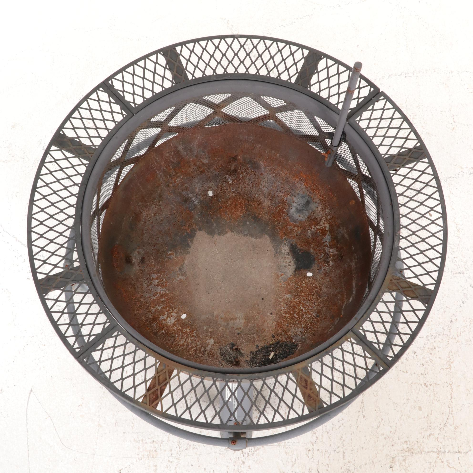 Bali Outdoors Metal Mesh Fire Pit