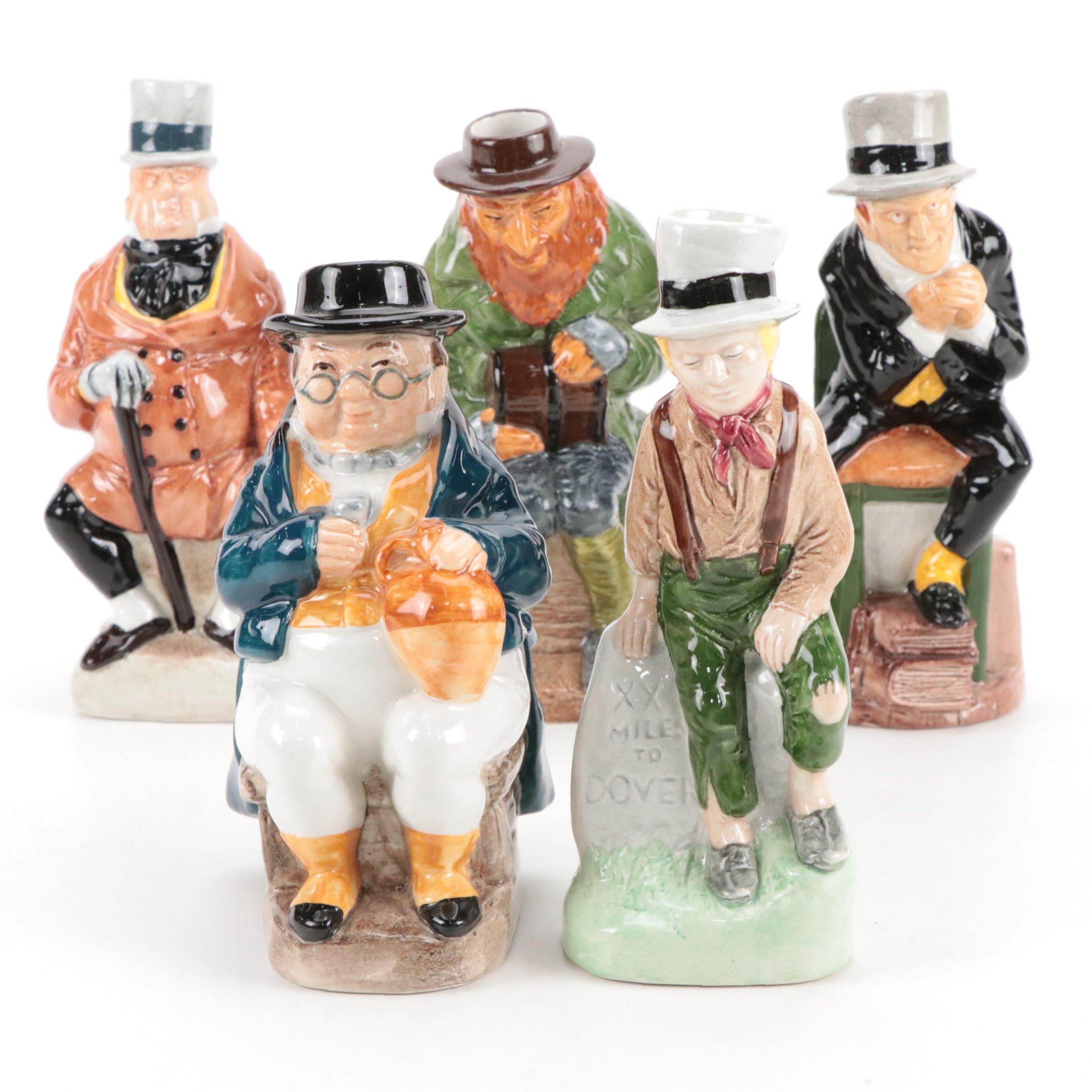 Wood & Sons "Charles Dickens Toby Jug Collection" Ceramic Toby Jugs