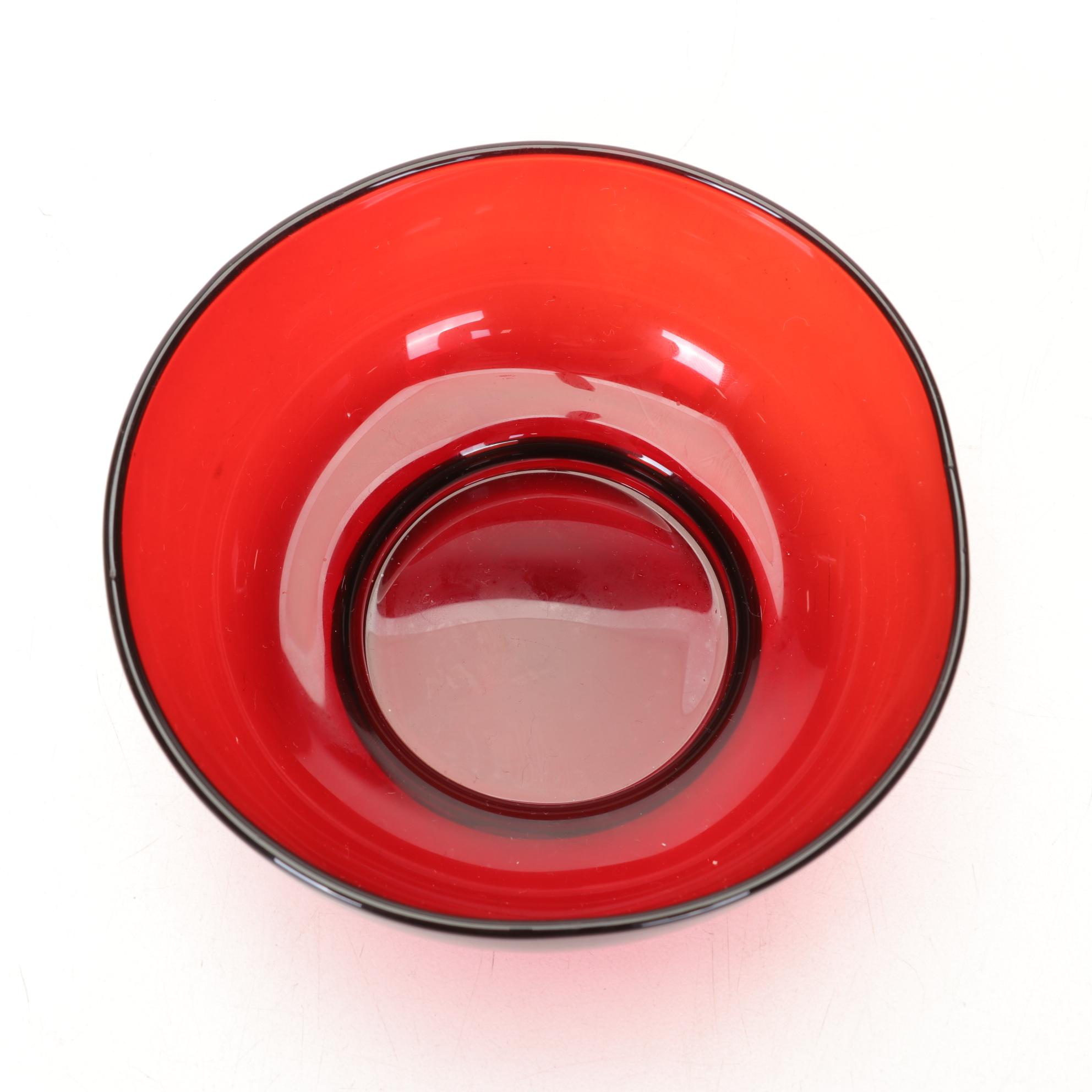 Anchor Hocking Baltic Royal Ruby Glass 40-Piece Dinnerware Set