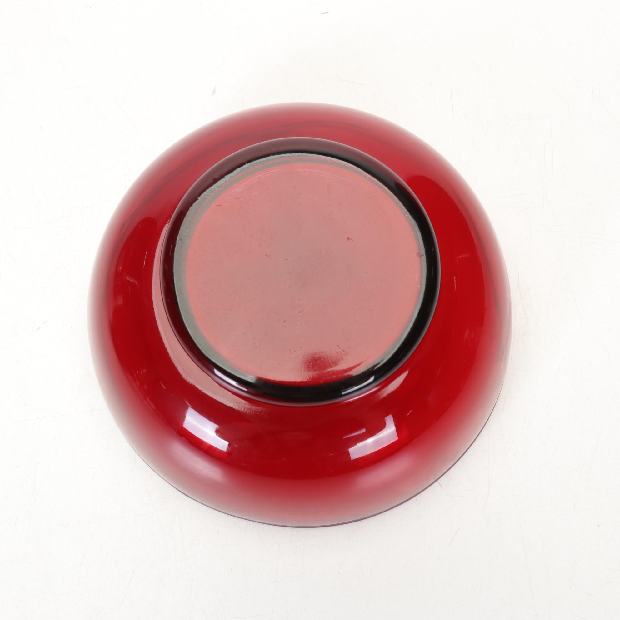 Anchor Hocking Baltic Royal Ruby Glass 40-Piece Dinnerware Set