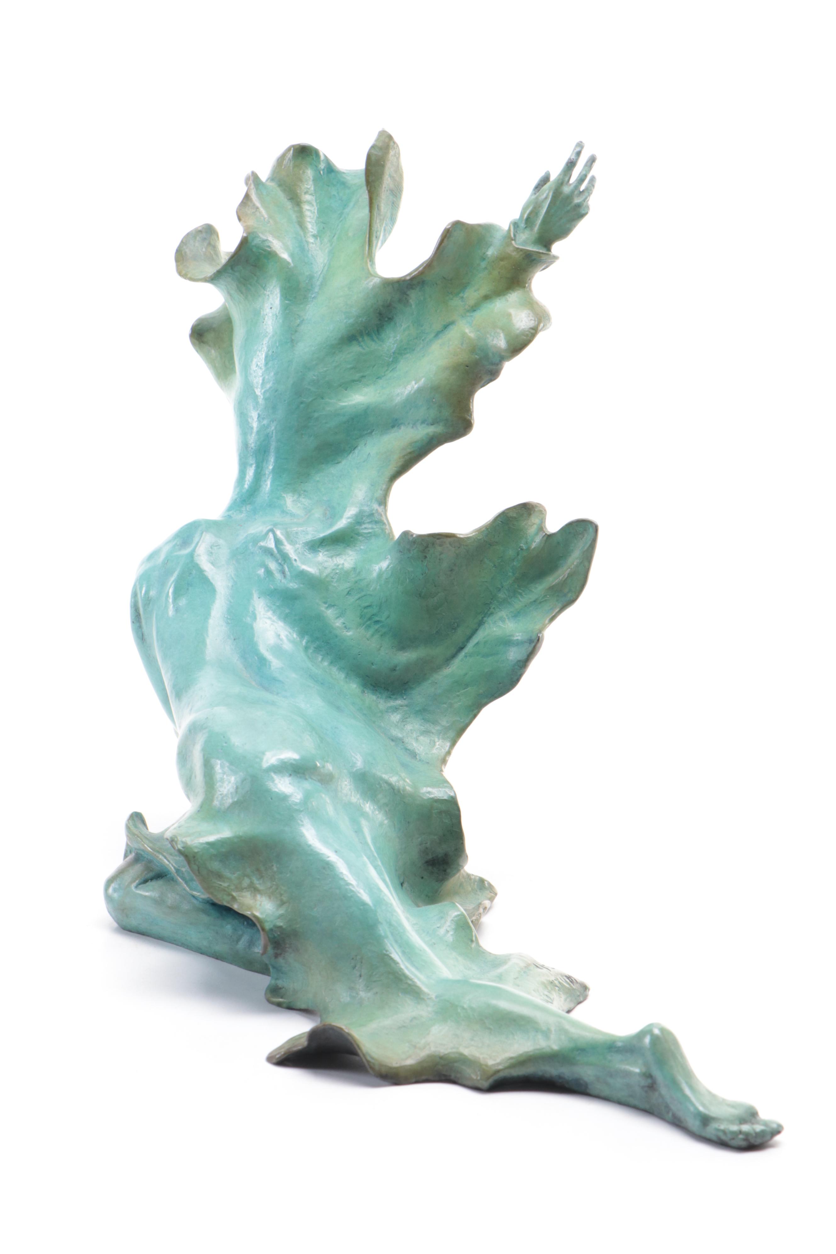 Jeff Adams Bronze Sculpture "A New Leaf"