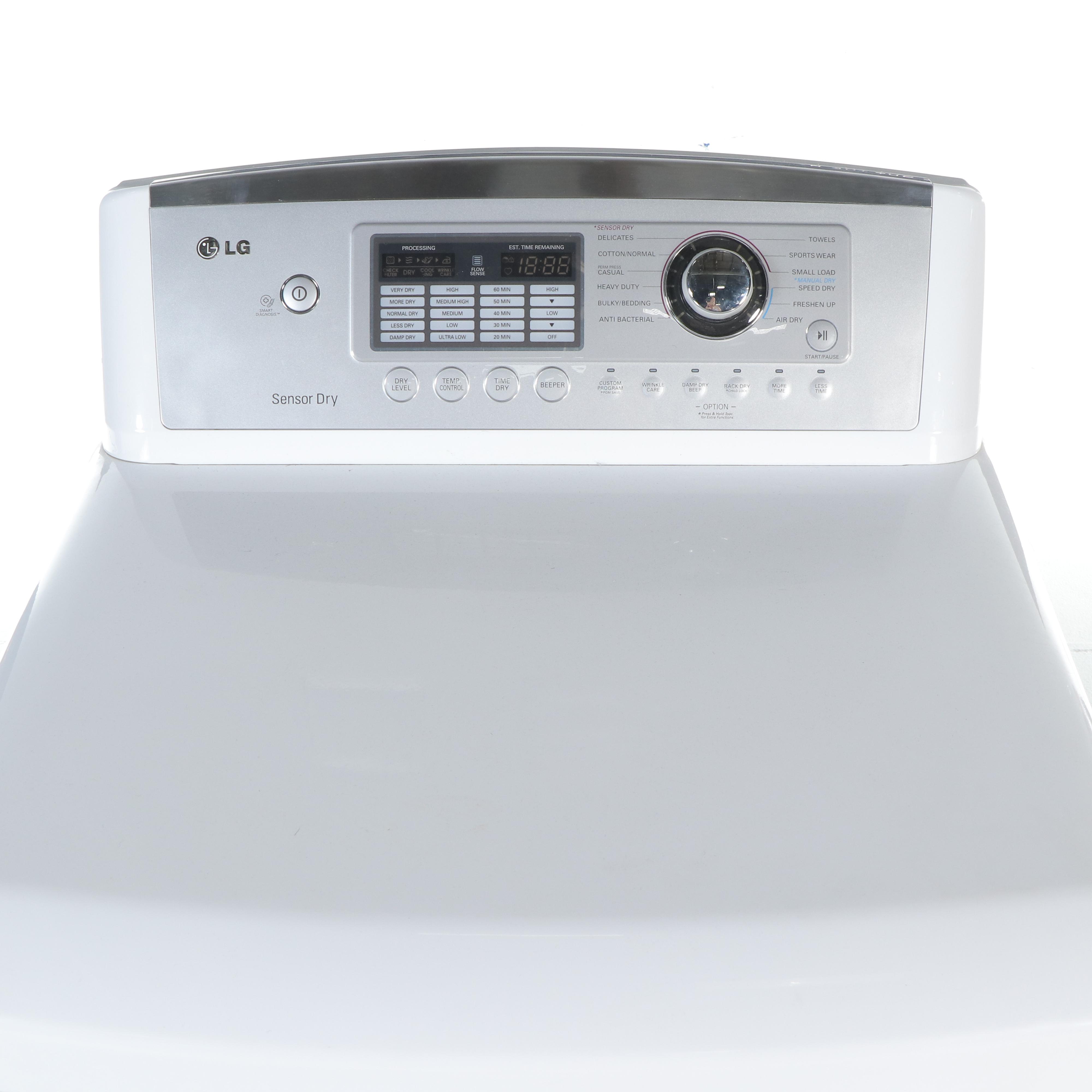 LG DLE5001W 7.3 Cu. Ft. Electric Dryer