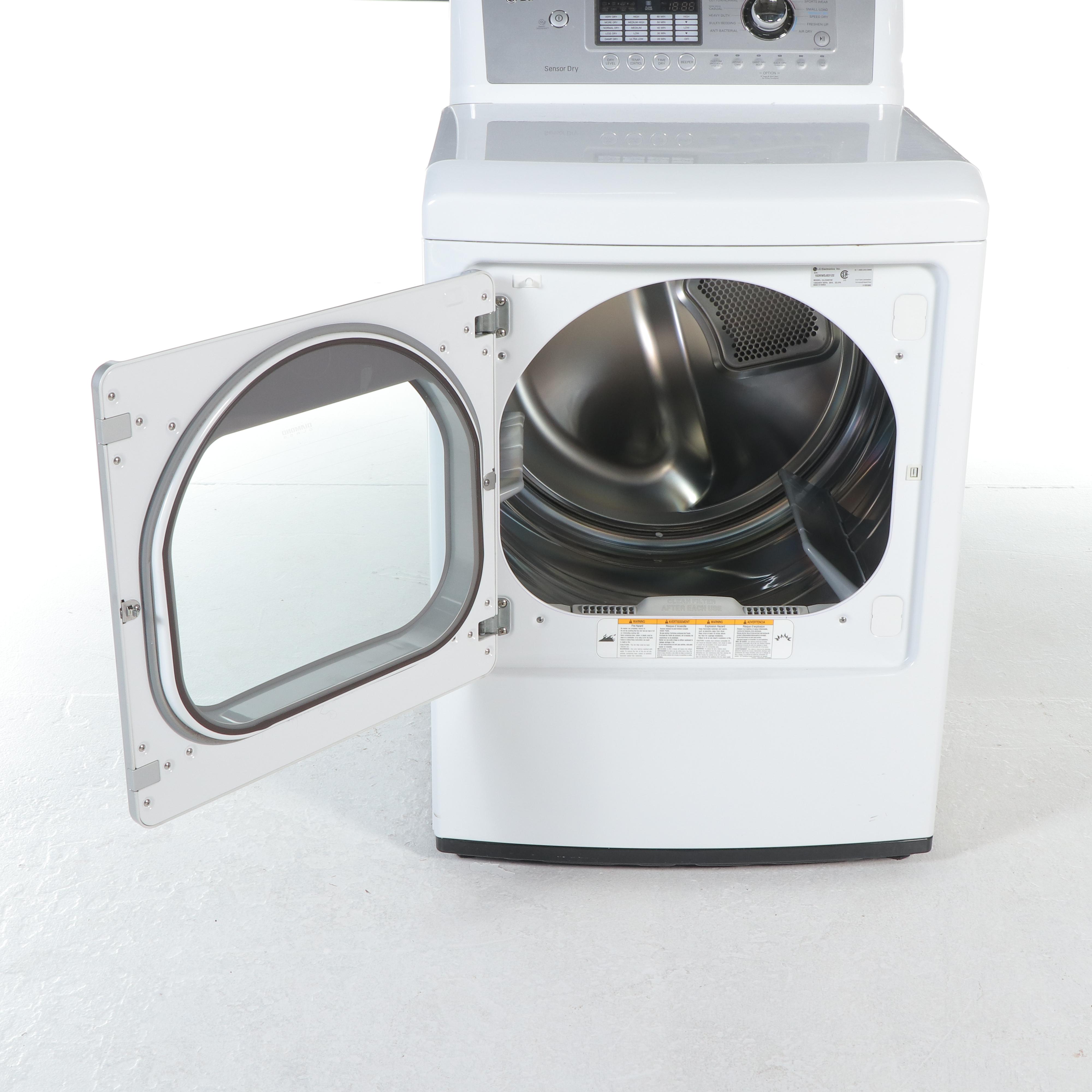 LG DLE5001W 7.3 Cu. Ft. Electric Dryer