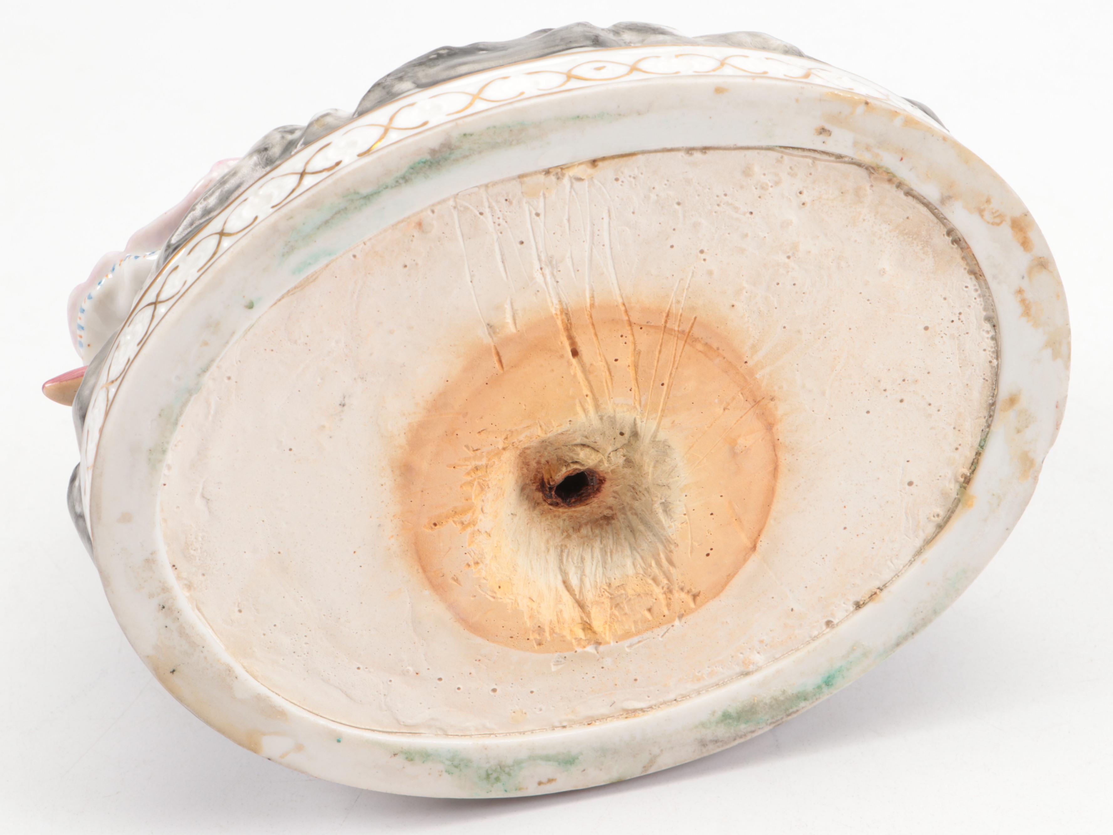 Volkstedt Dresden Lace Porcelain Dancer and Couple Reading Sheet Music Figurines