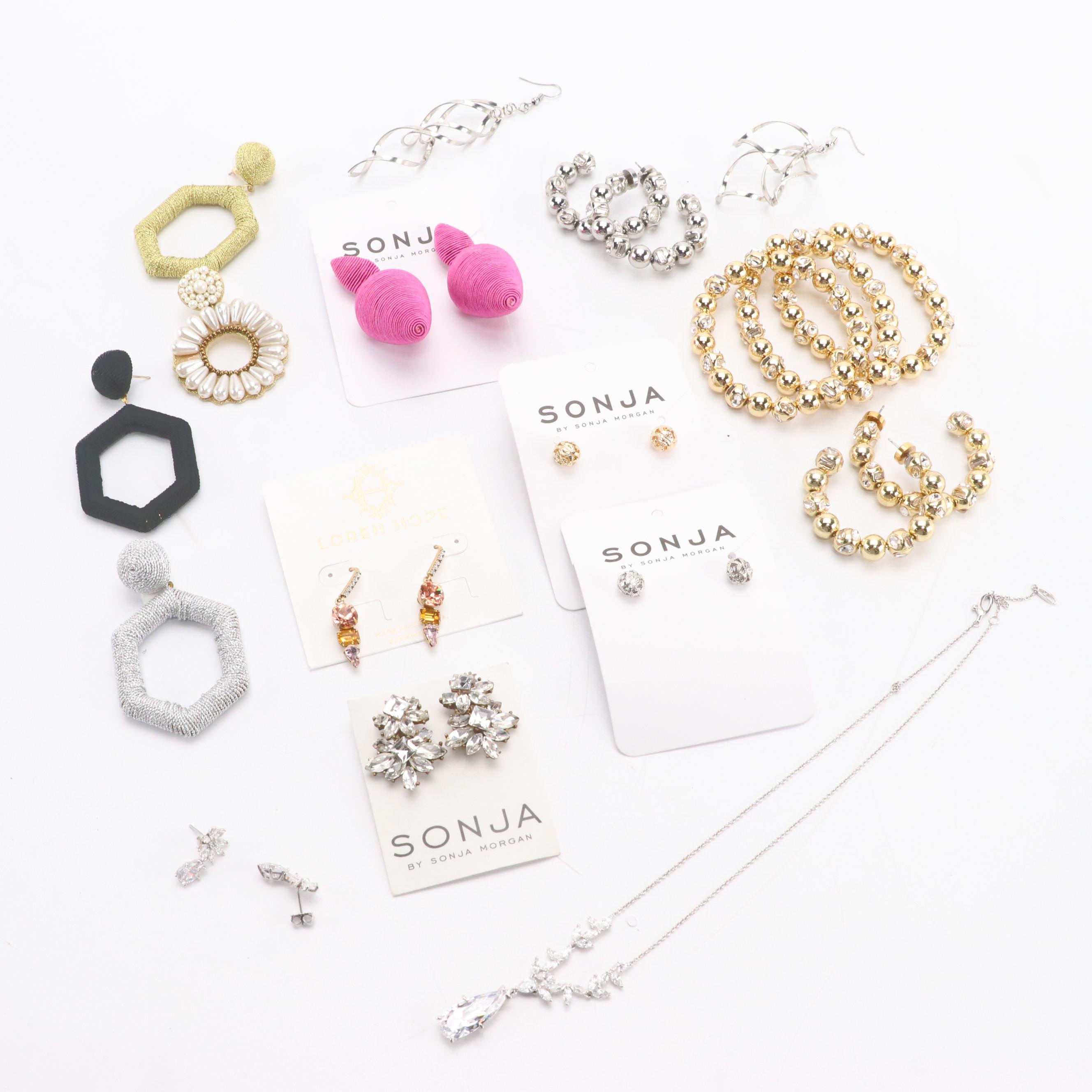 Assorted Jewelry Featuring Loren Hope, Sonja by Sonja Morgan, and More