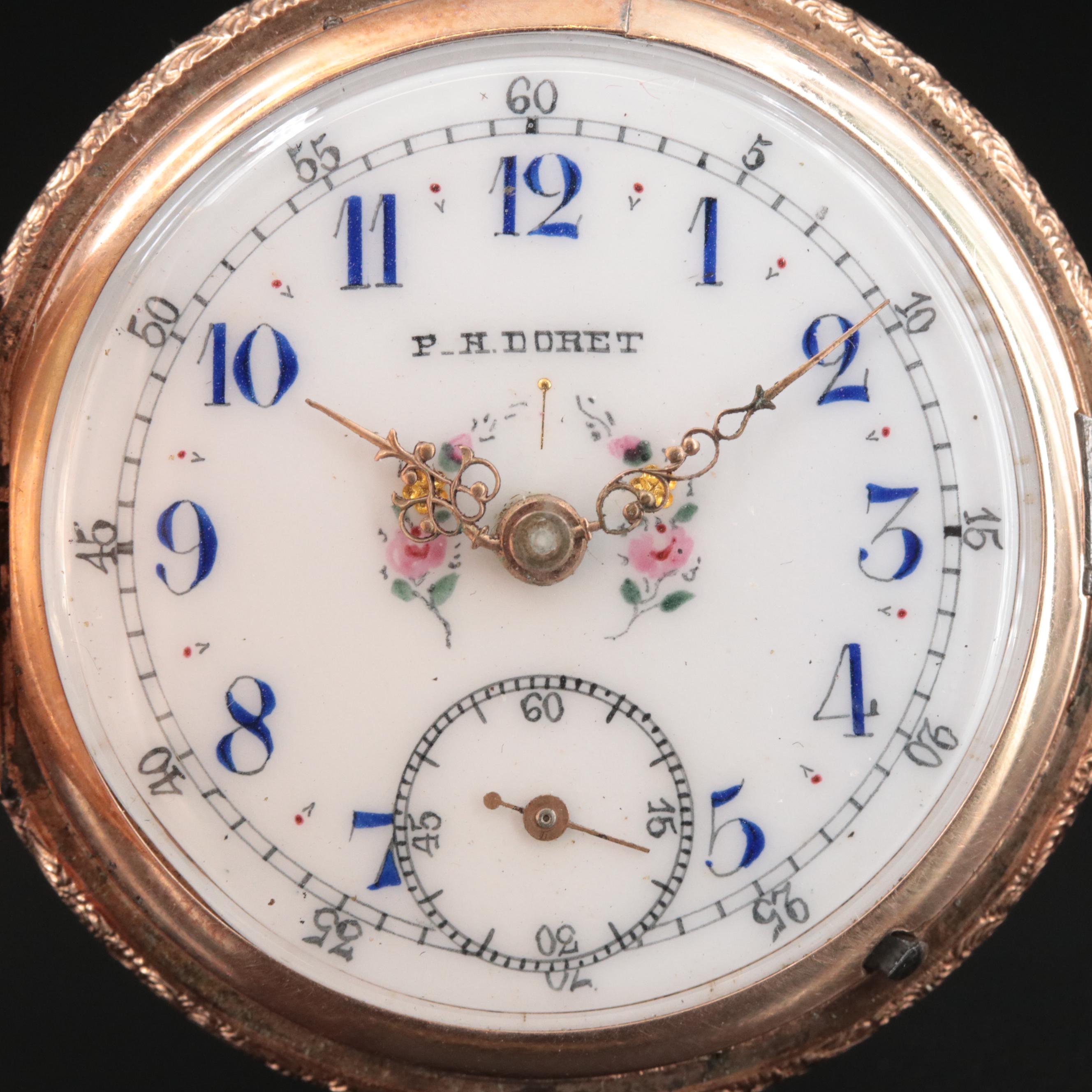 P.H. Doret Pocket Watch