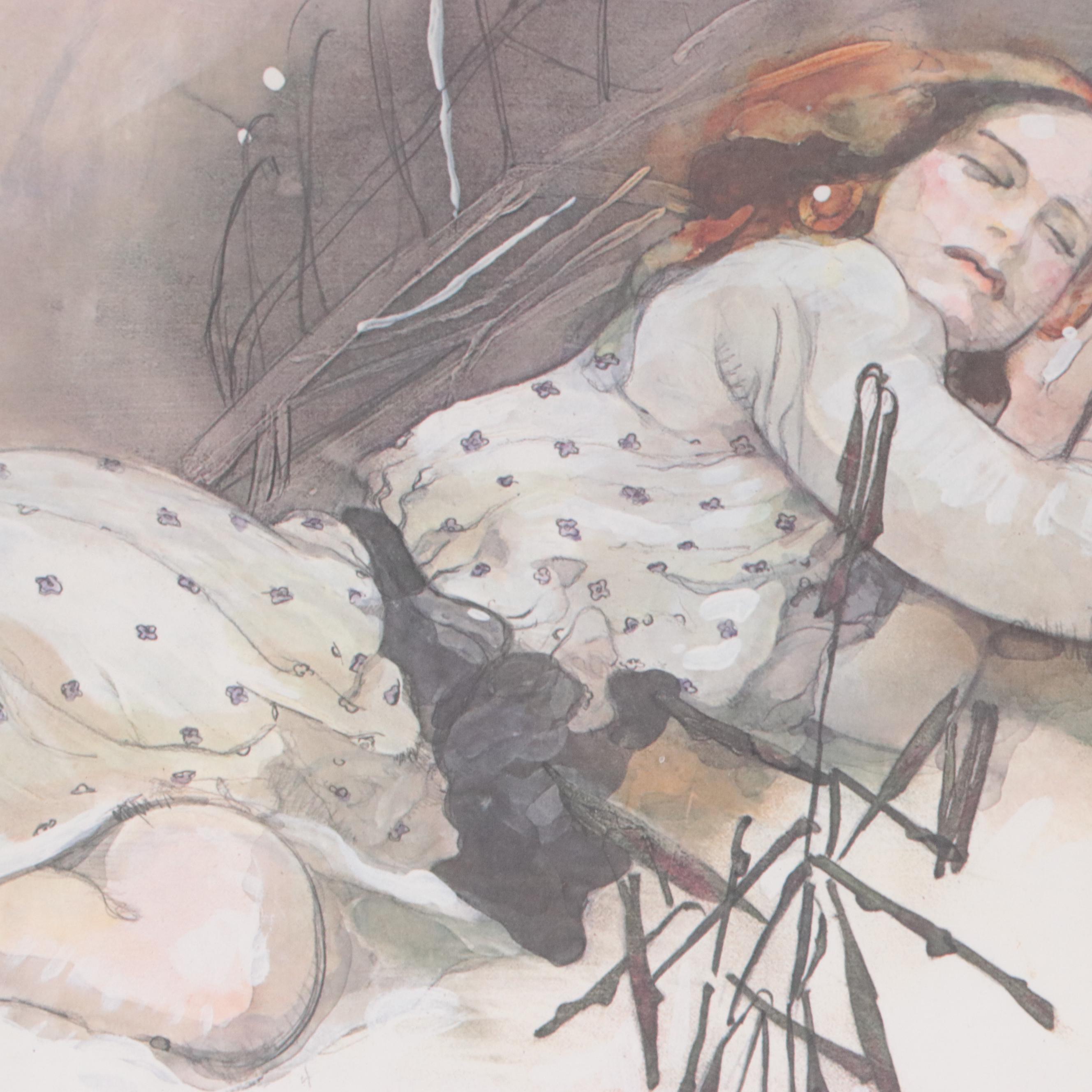 Offset Lithograph After Jeffrey Catherine Jones from "As a Child" Portfolio