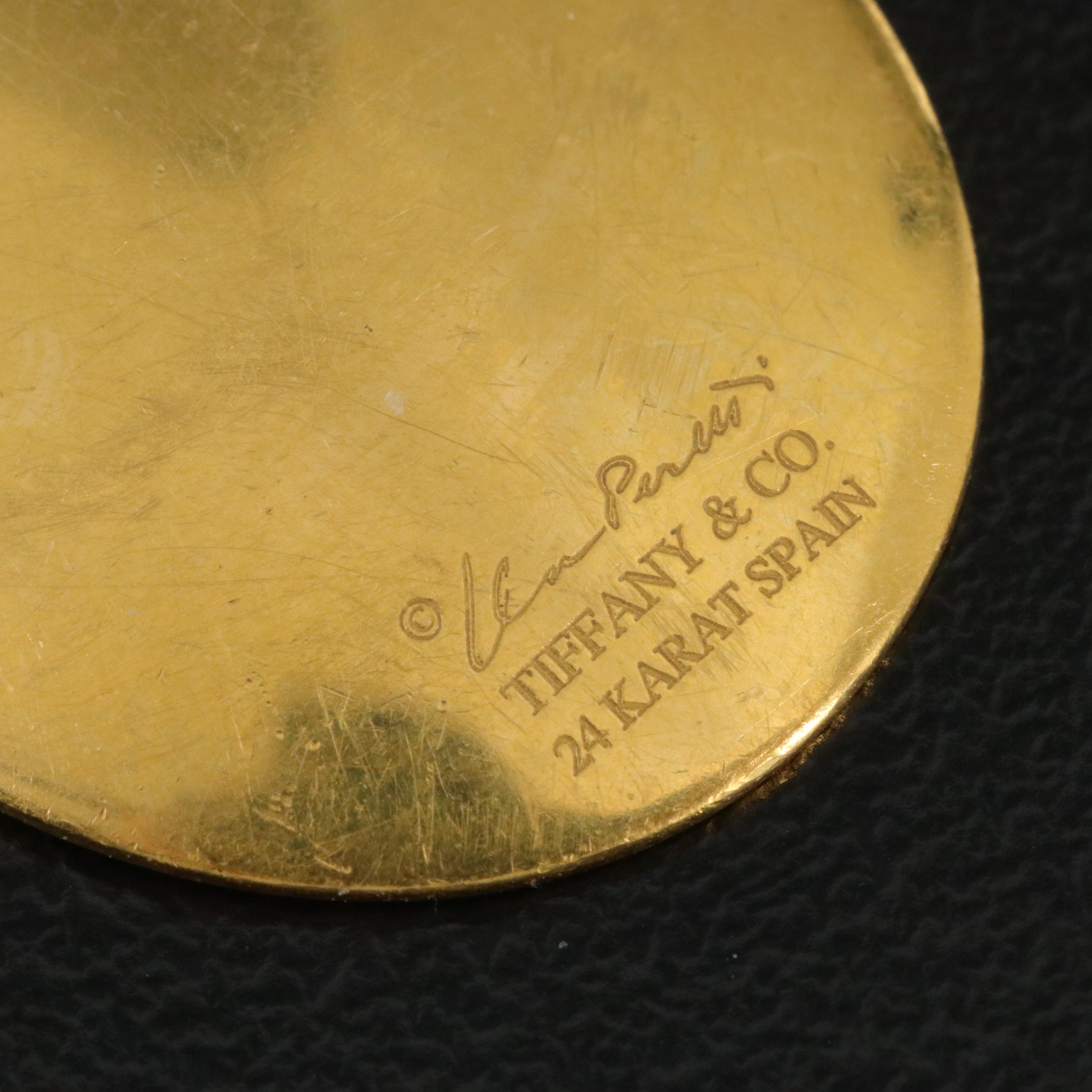 Elsa Peretti for Tiffany & Co. 24K Madonna Necklace