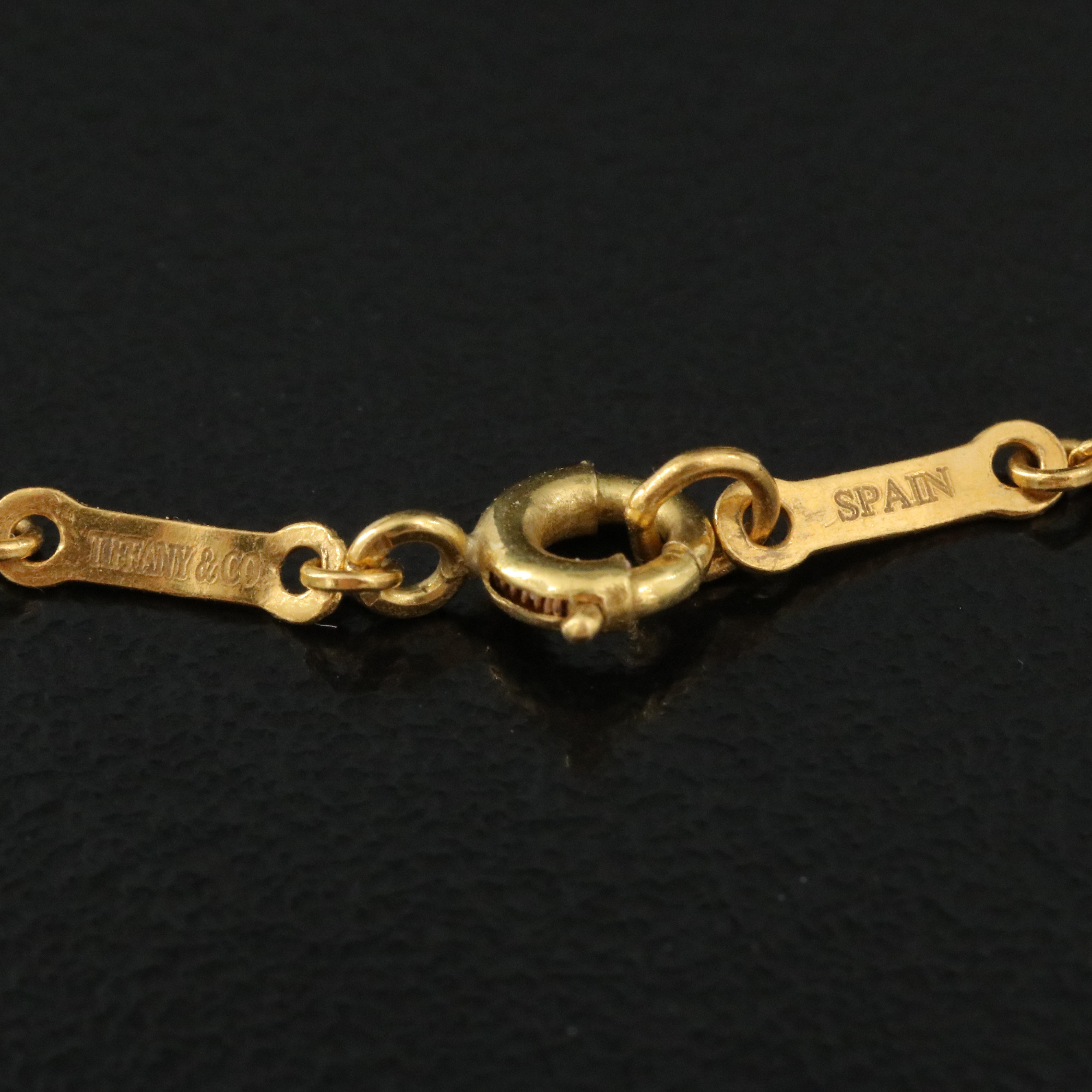 Elsa Peretti for Tiffany & Co. 24K Madonna Necklace