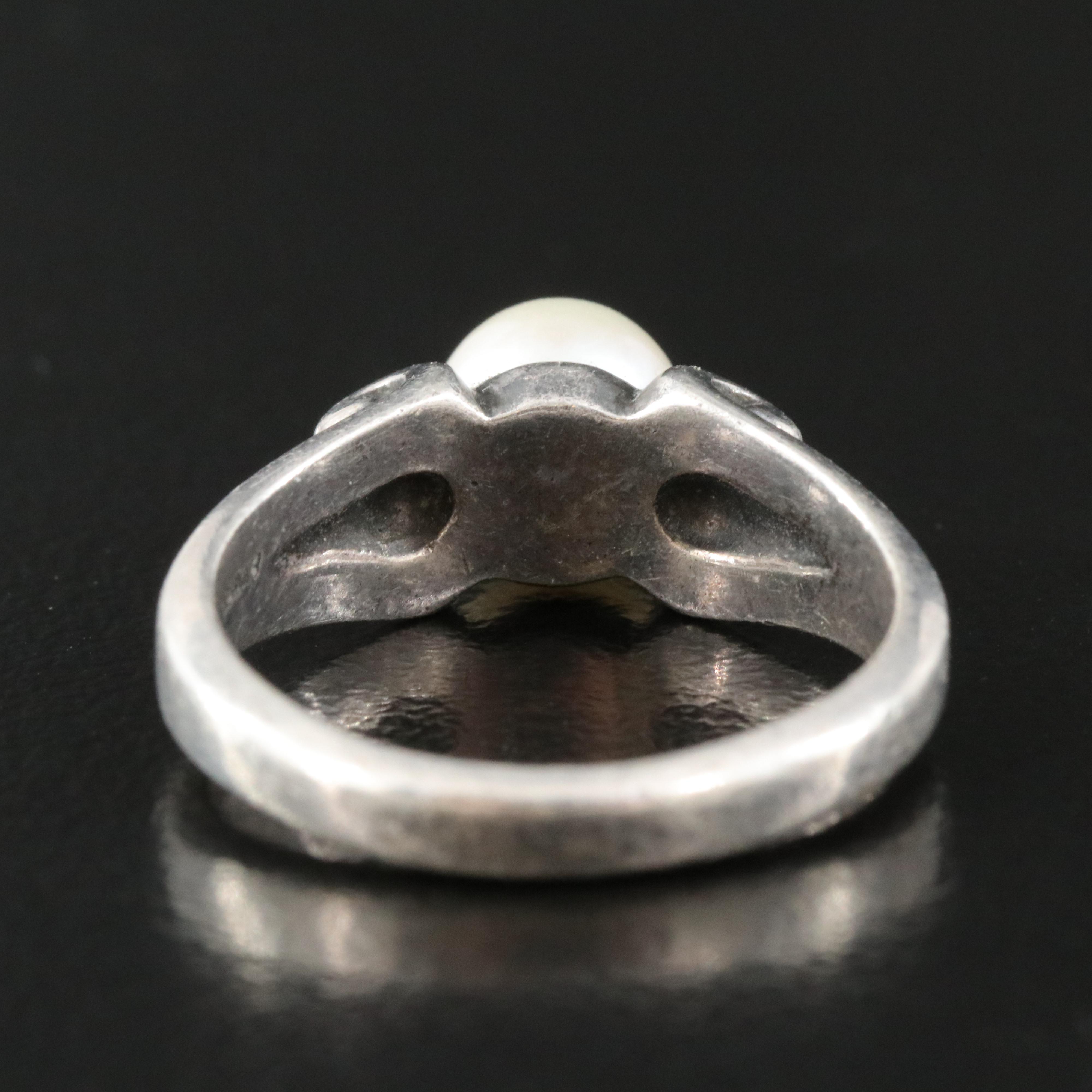 James Avery Sterling Pearl Ring