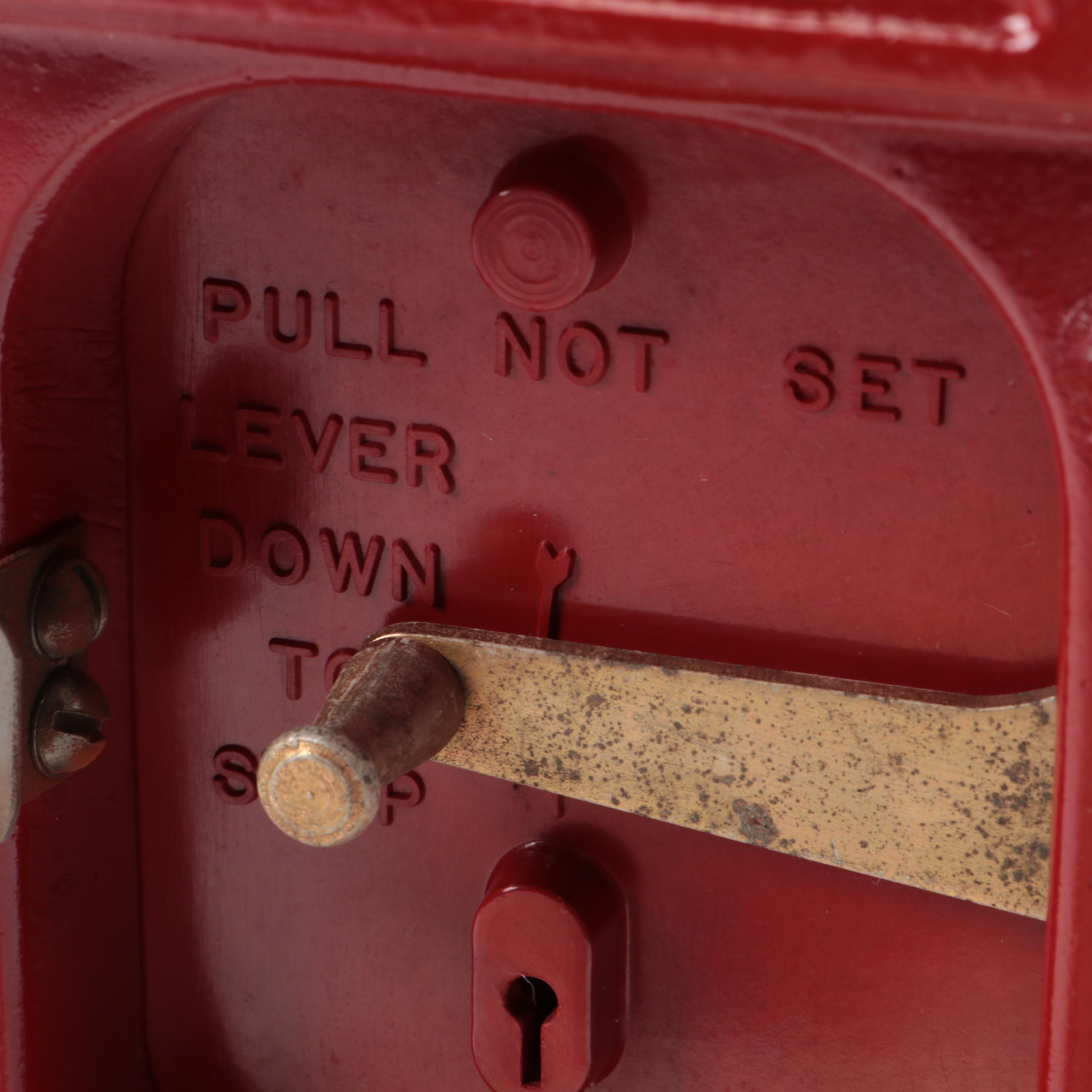 Gamewell Co. Metal Fire Alarm Station