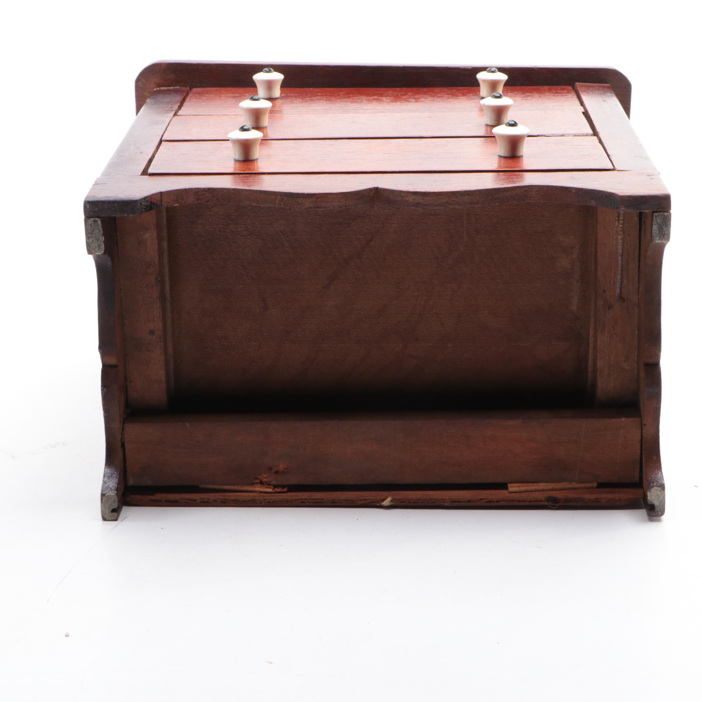 Victorian Miniature Child's Toy Chest of Drawers