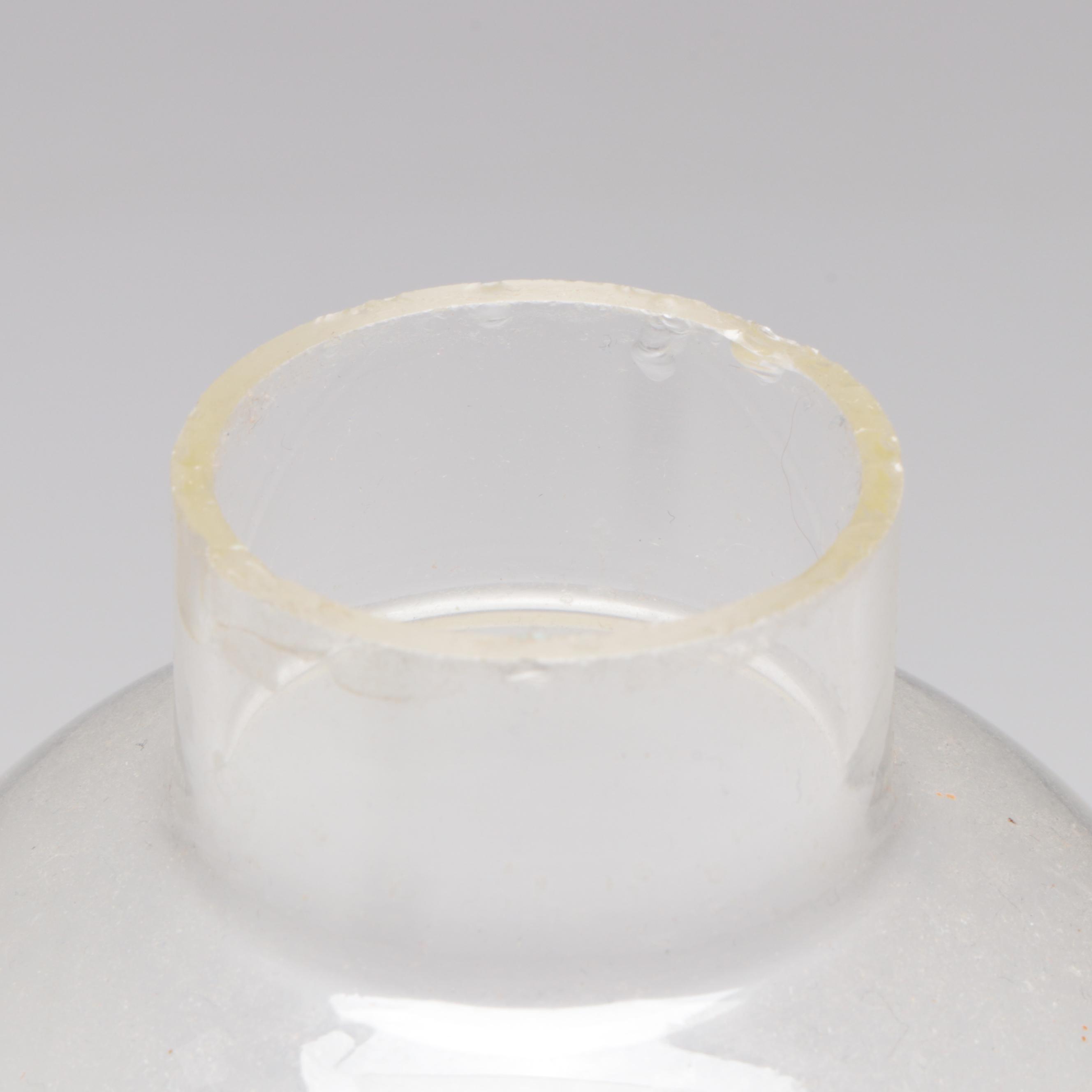 Baldwin Brass with Cut Glass Hurricane Candle Holder