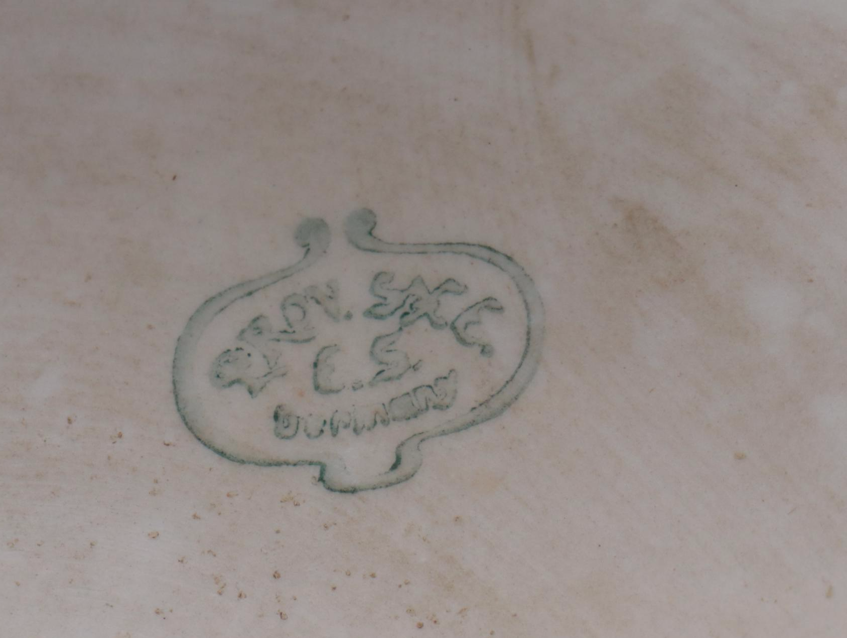 German Erdmann Schlegelmilch Hand-Painted Gilt Porcelain Ewer, Early 20th C.