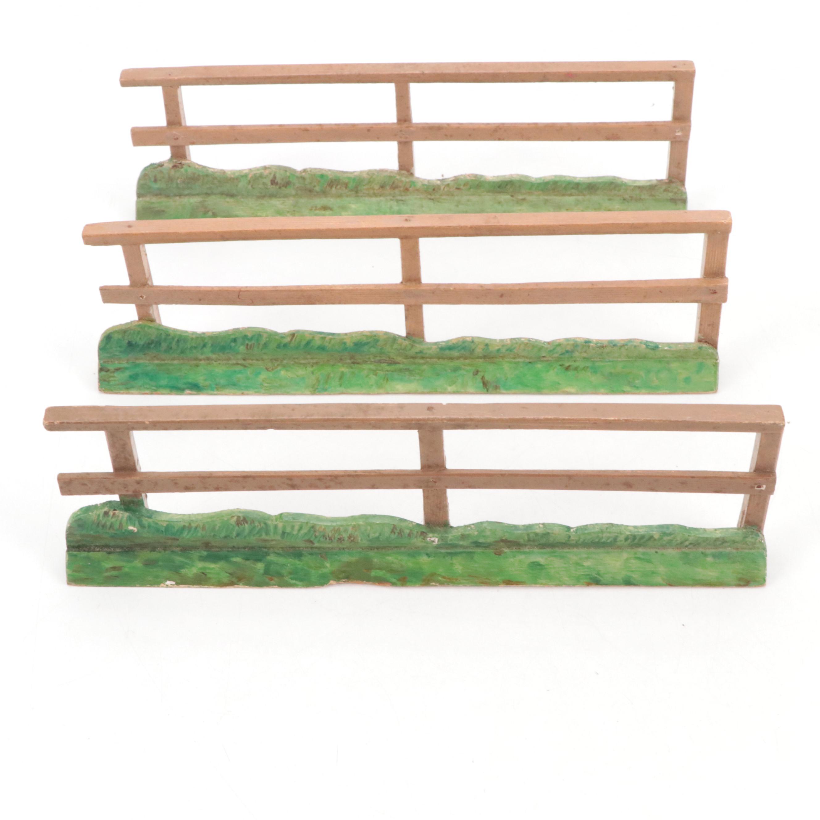 Canadian Neerlandia Hand-Painted Wood Village Figurines