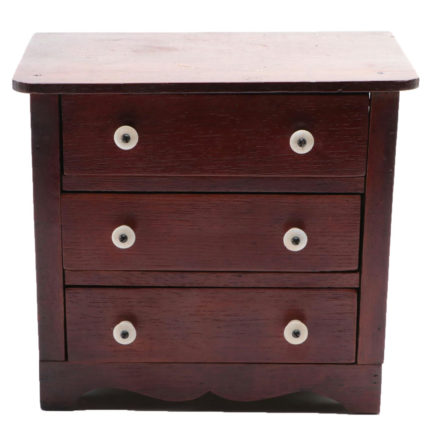 Victorian Miniature Child's Toy Chest of Drawers