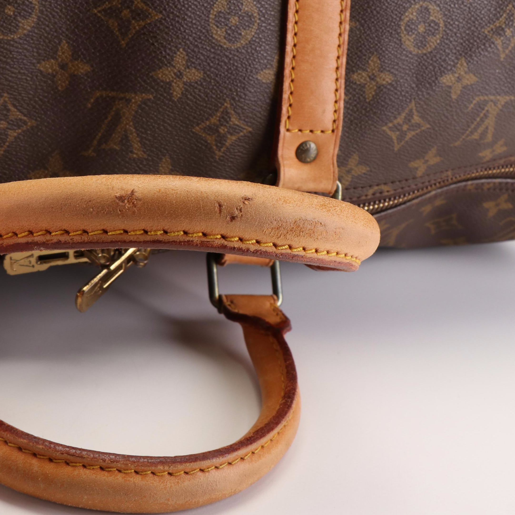 Louis Vuitton Keepall 60 Weekender Bag in Brown Monogram Canvas