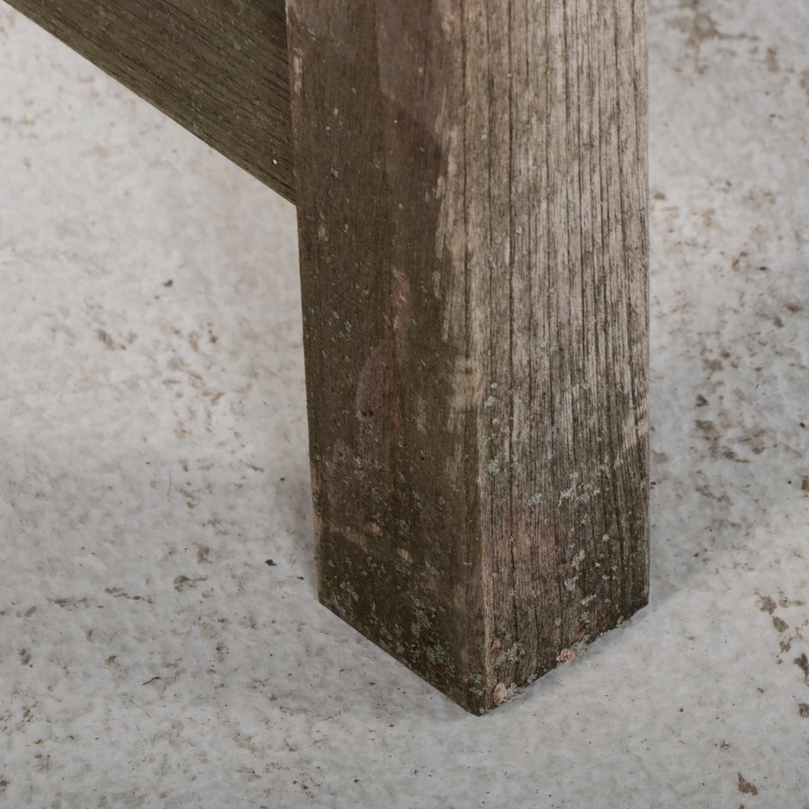 Kinsgley-Bate Teak Patio Bench with Wood Storage Chest