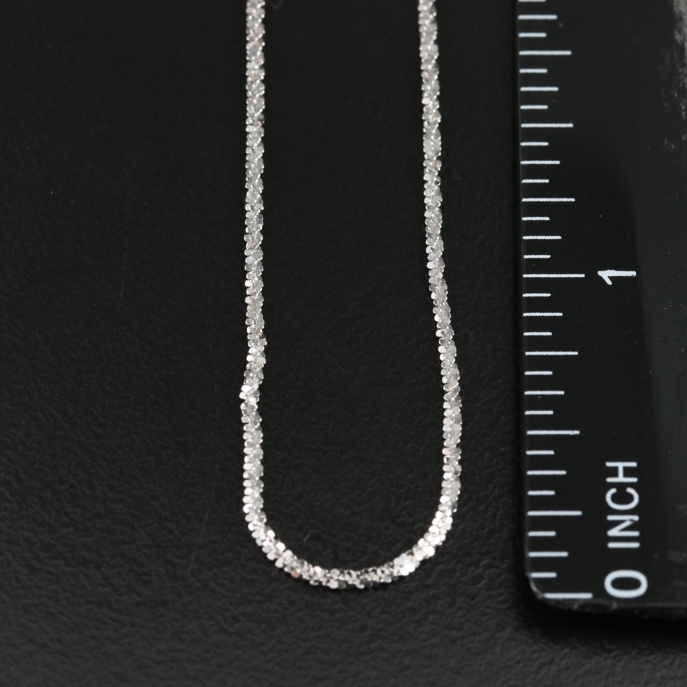 18K Sparkle Chain Necklace