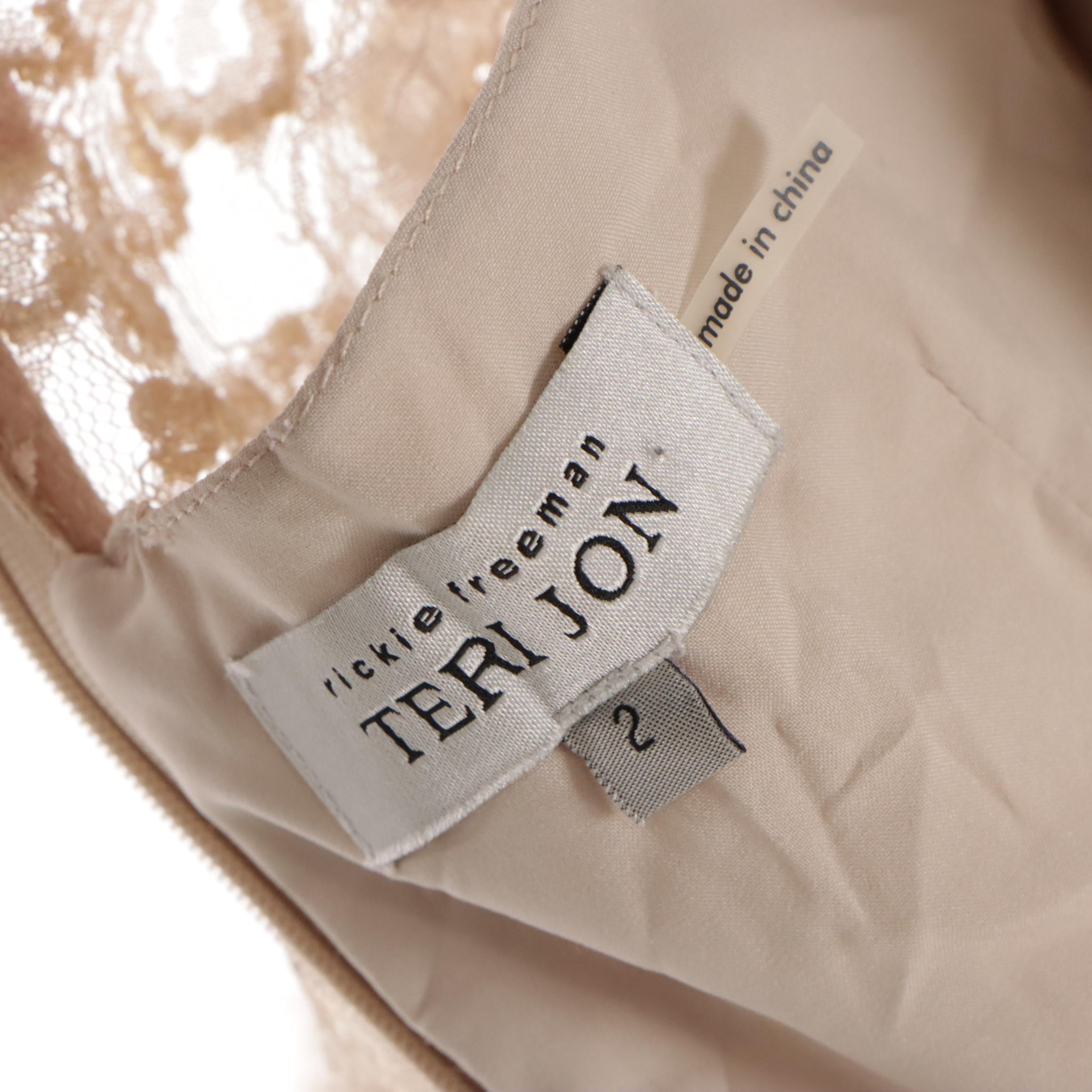 Teri John by Rickie Freeman Beaded Cocktail Dress & Victoria Royal Evening Dress