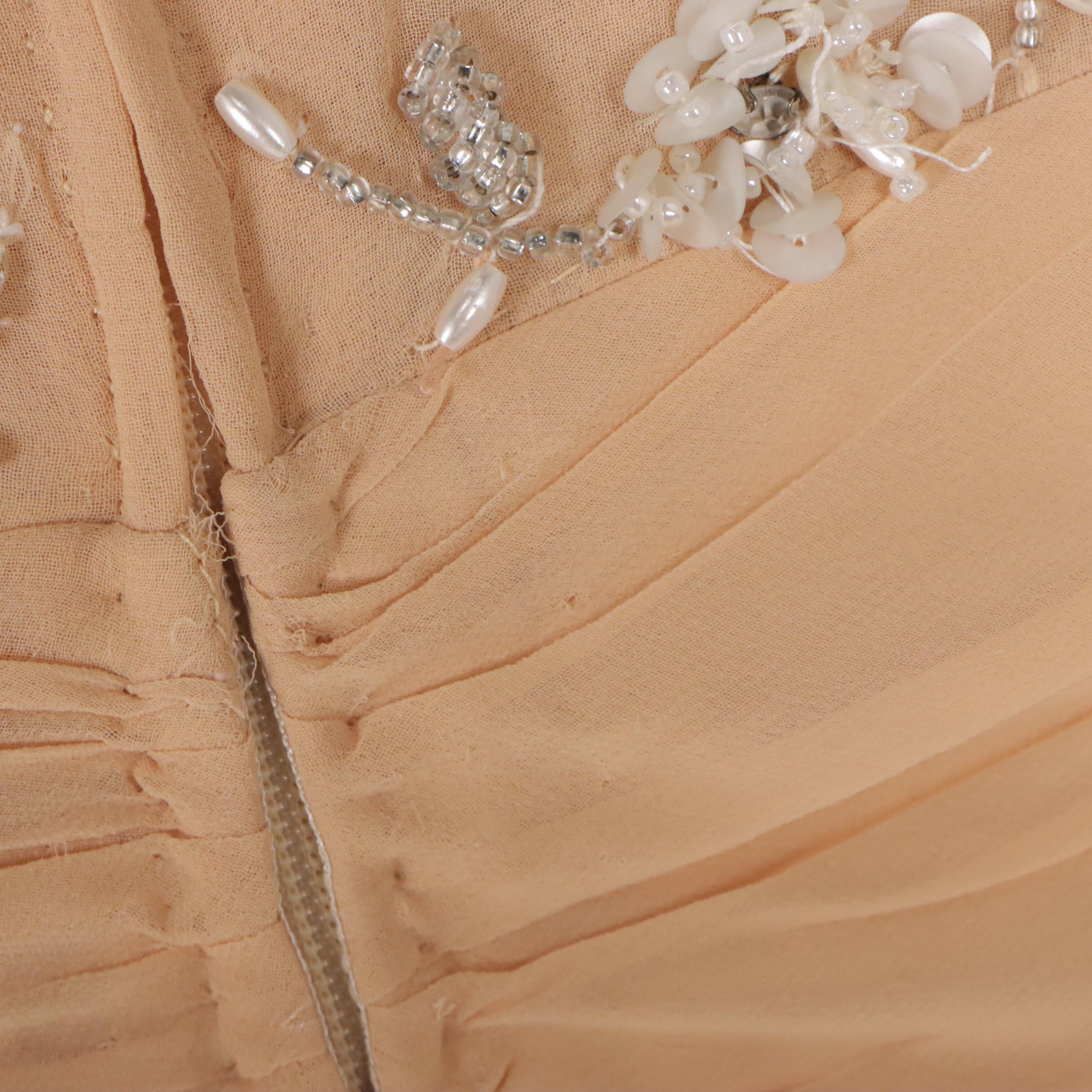 Teri John by Rickie Freeman Beaded Cocktail Dress & Victoria Royal Evening Dress