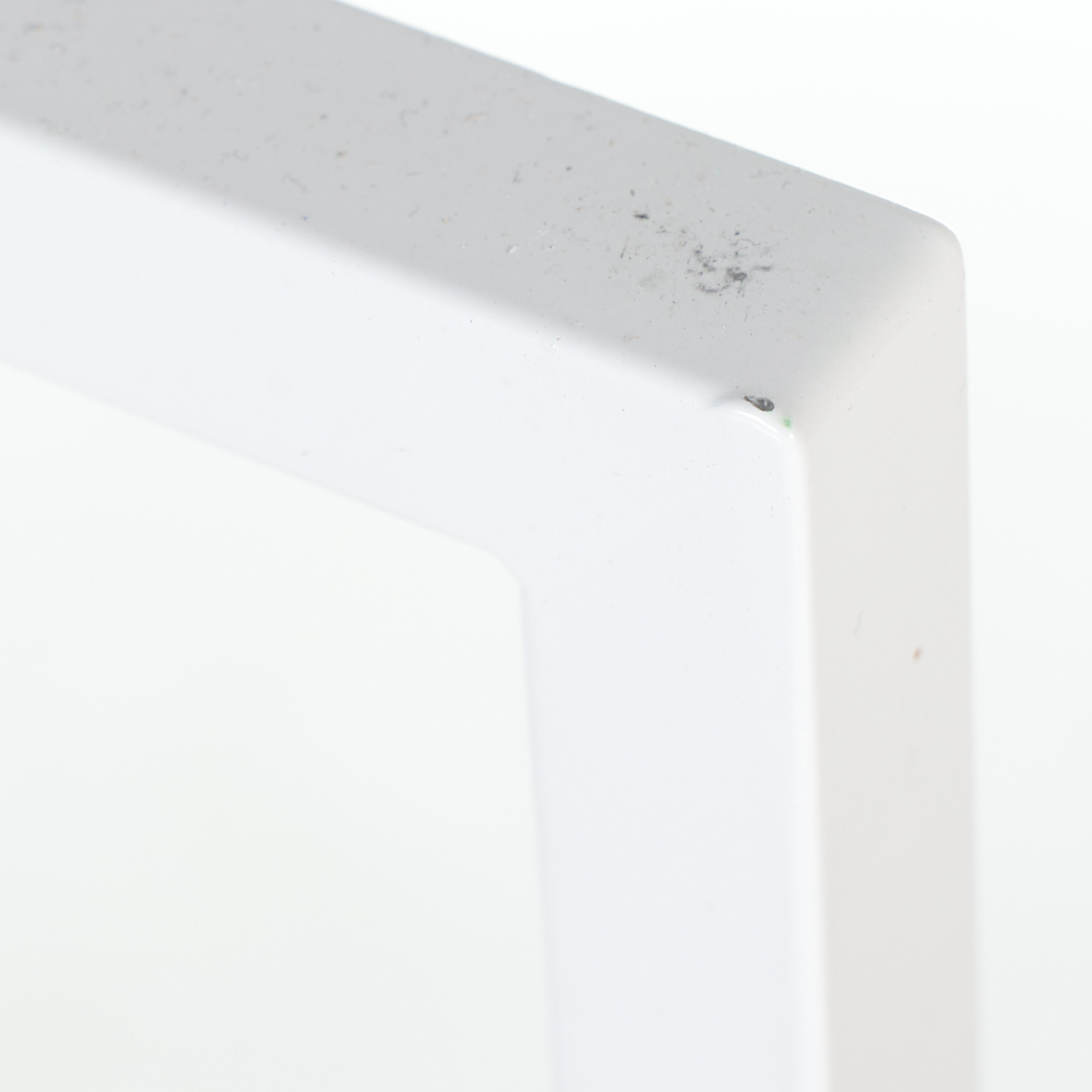 White Metal Shelving Unit by At Home, Contemporary