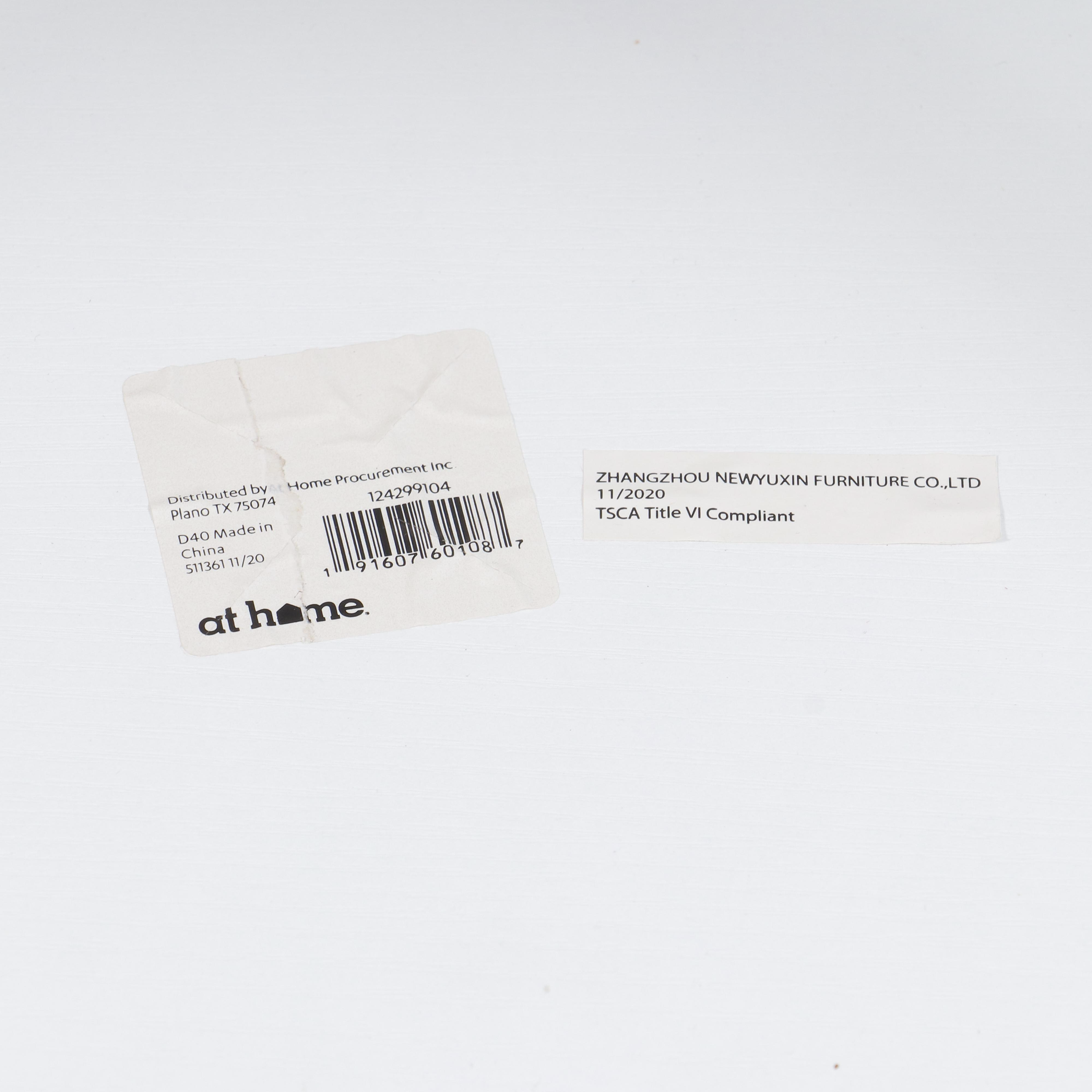 White Metal Shelving Unit by At Home, Contemporary