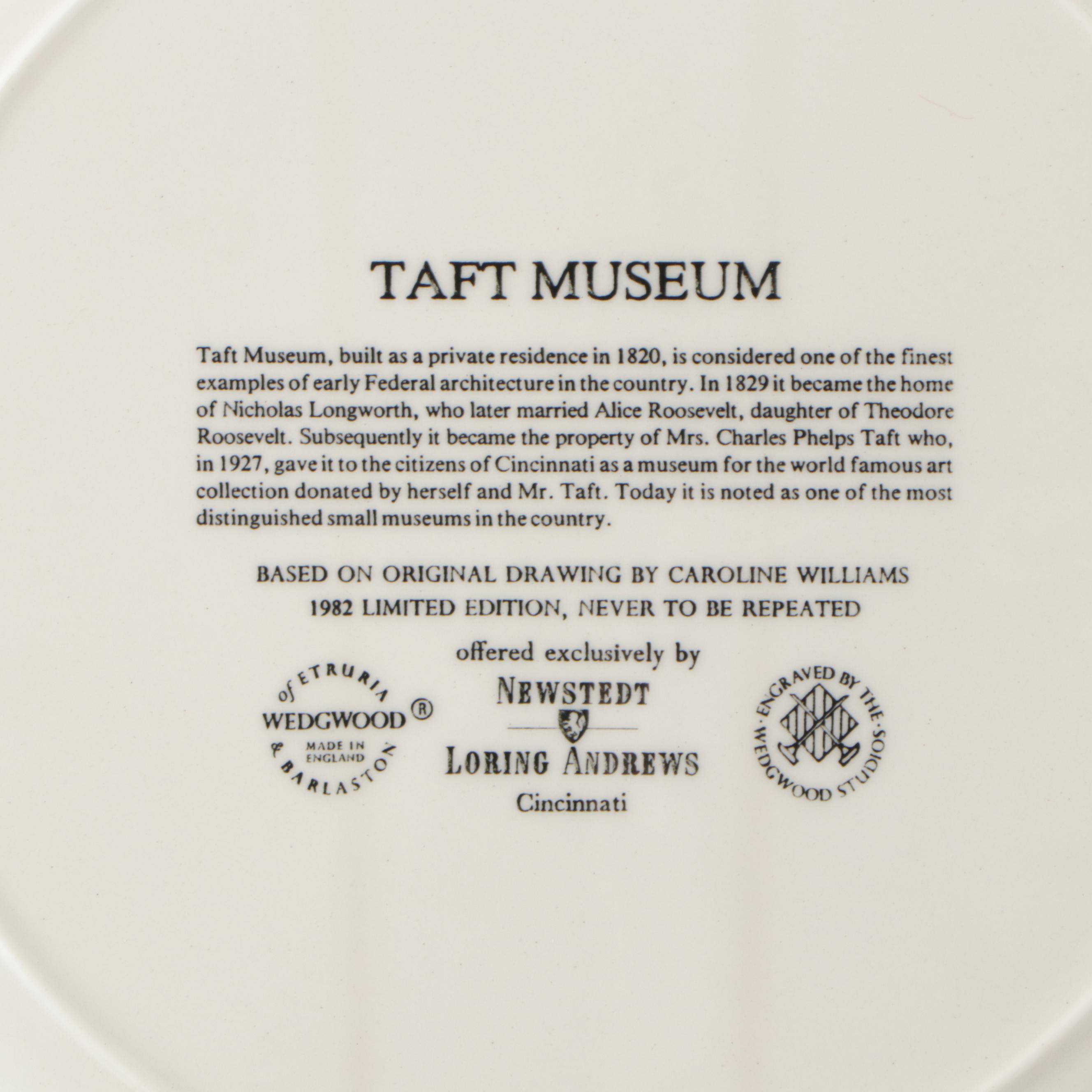 Wm. Adams & Sons White Ironstone Tableware with Wedgwood Decorative Plates