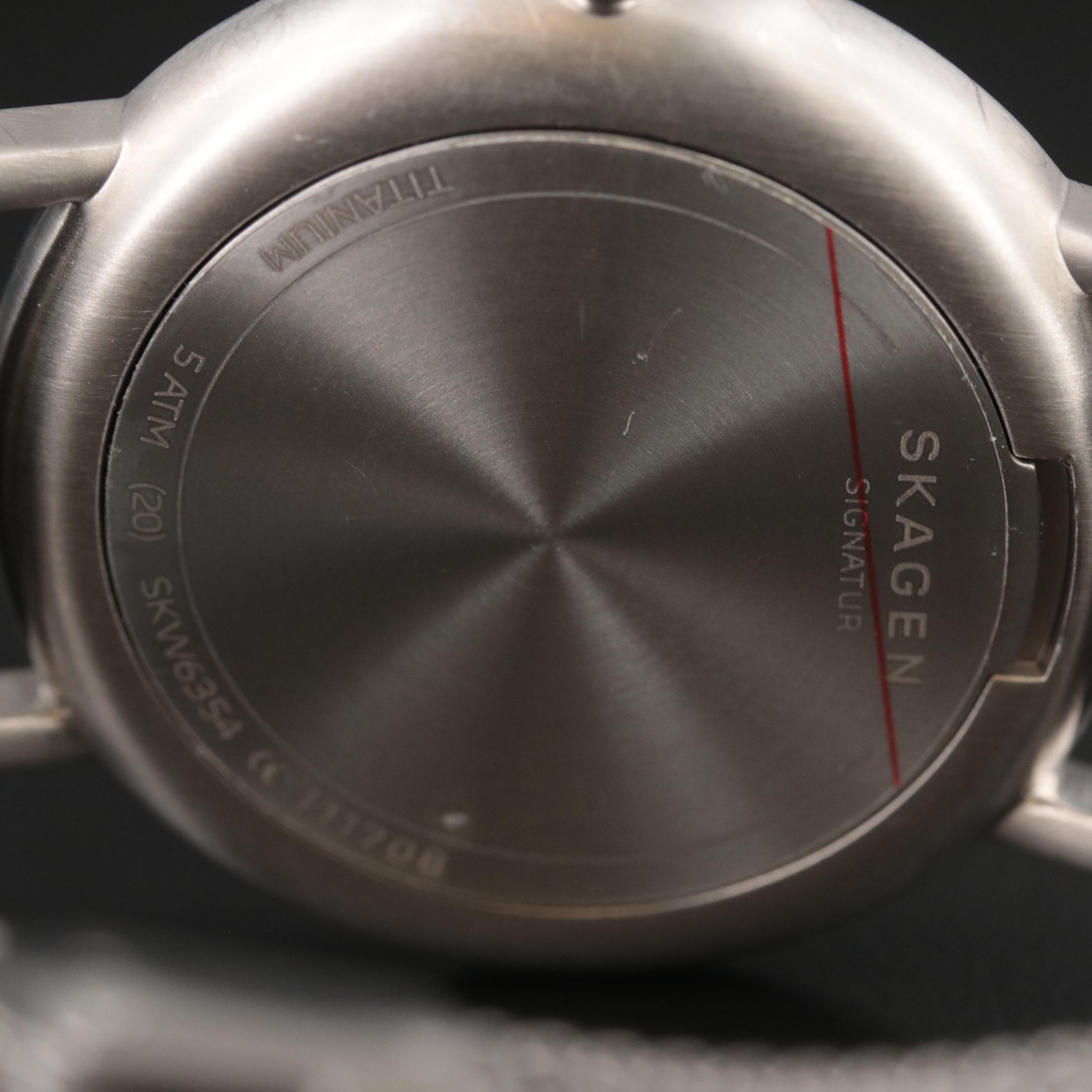 Skagen Signatur 40mm Titanium Watch