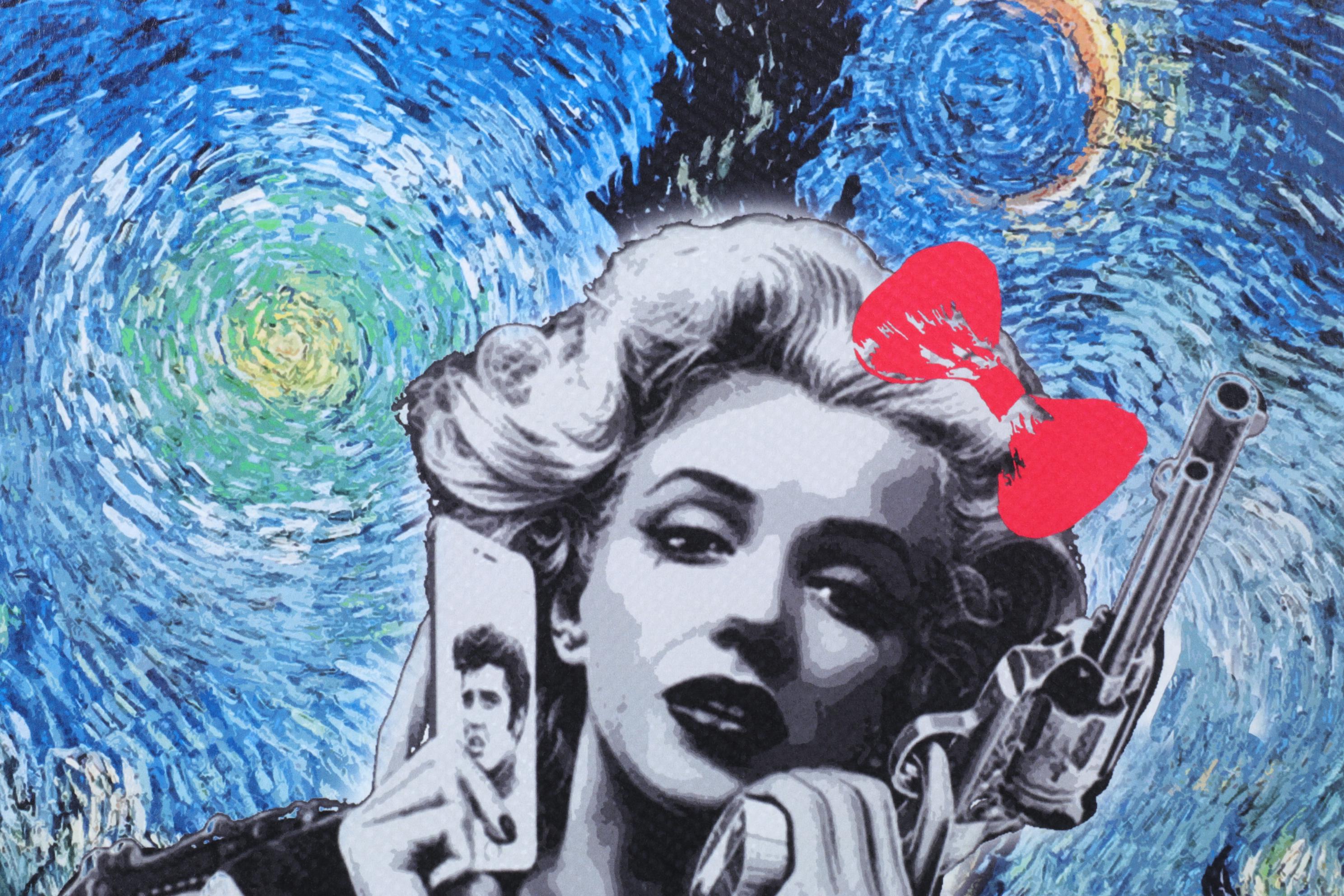 Death NYC Pop Art Graphic Print Featuring Marilyn Monroe, 2023