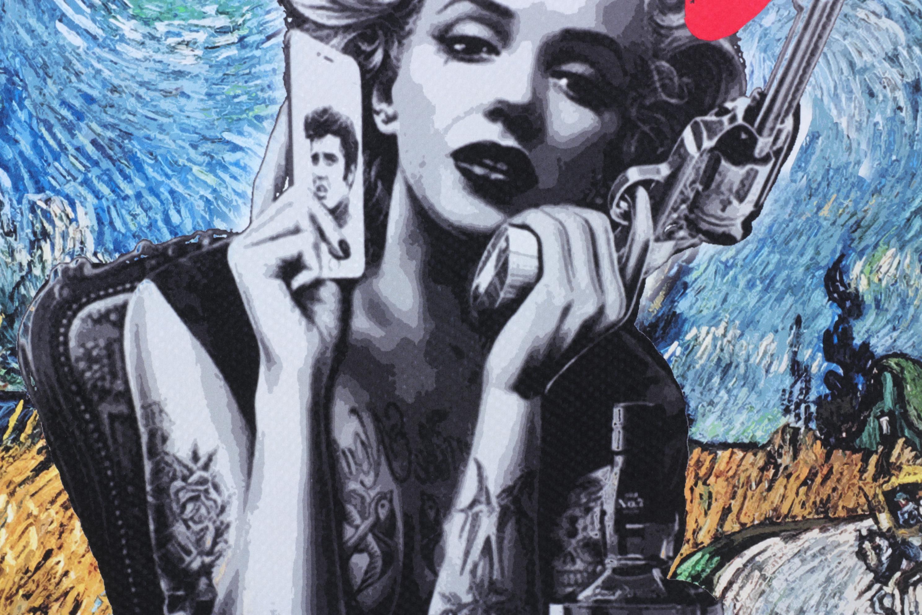 Death NYC Pop Art Graphic Print Featuring Marilyn Monroe, 2023