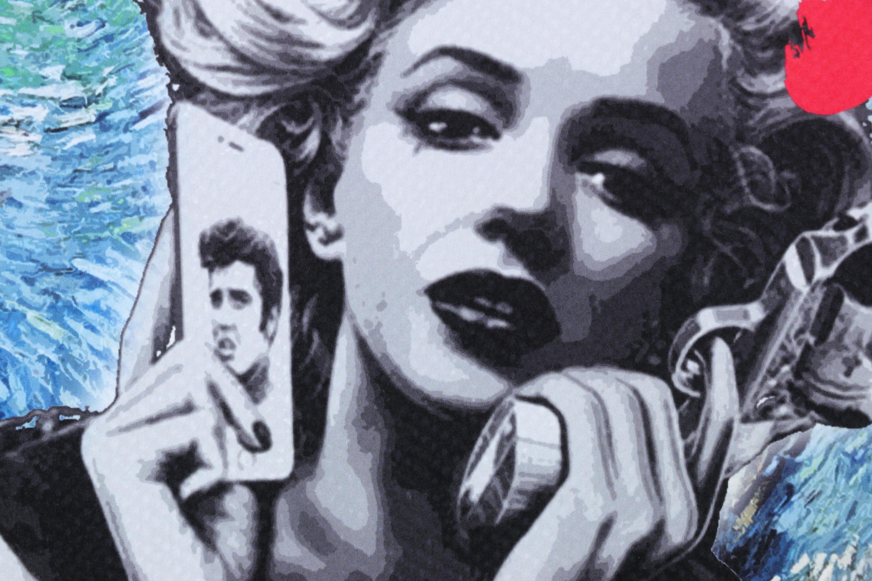 Death NYC Pop Art Graphic Print Featuring Marilyn Monroe, 2023