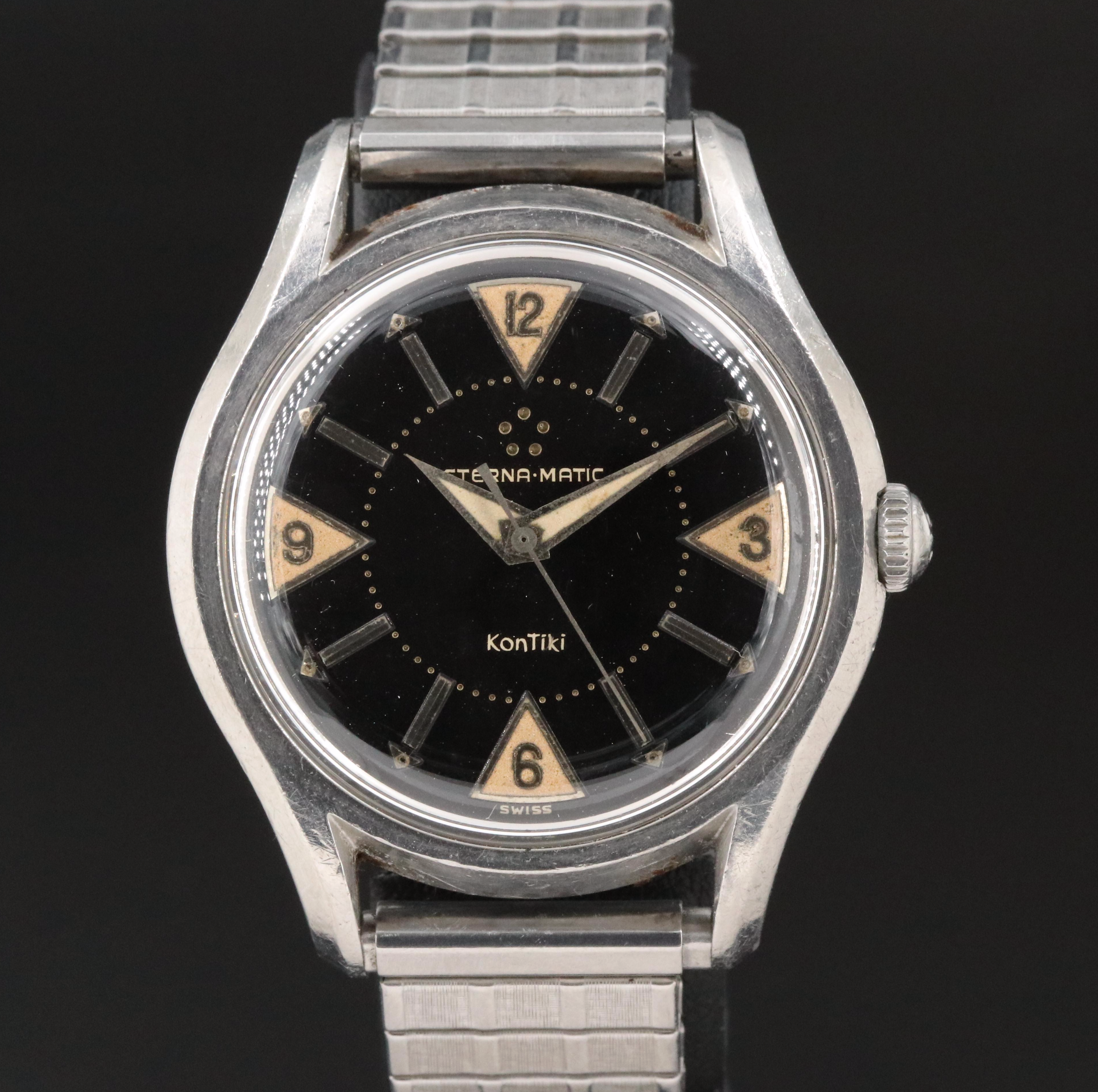 Vintage Swiss Eterna-Matic Kontiki Watch