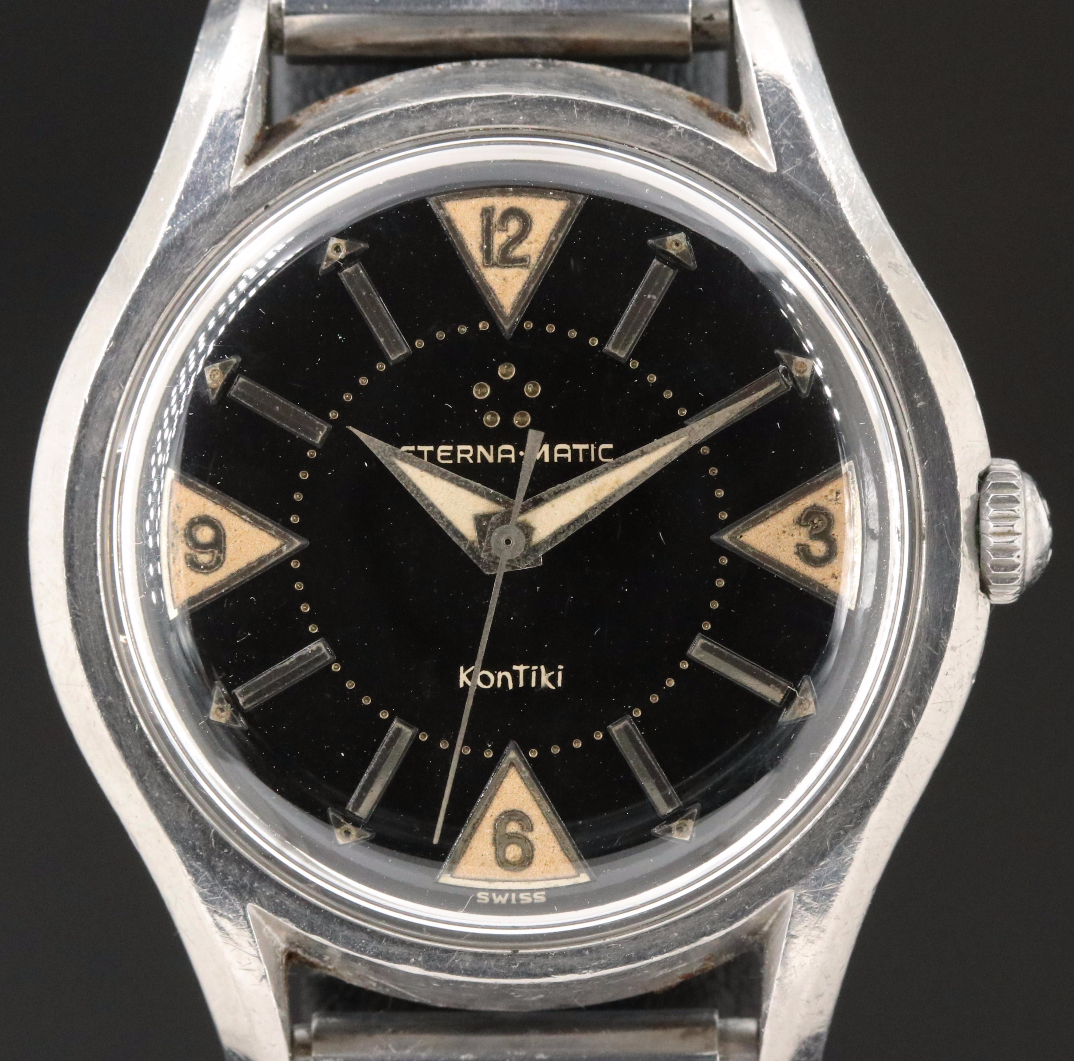 Vintage Swiss Eterna-Matic Kontiki Watch