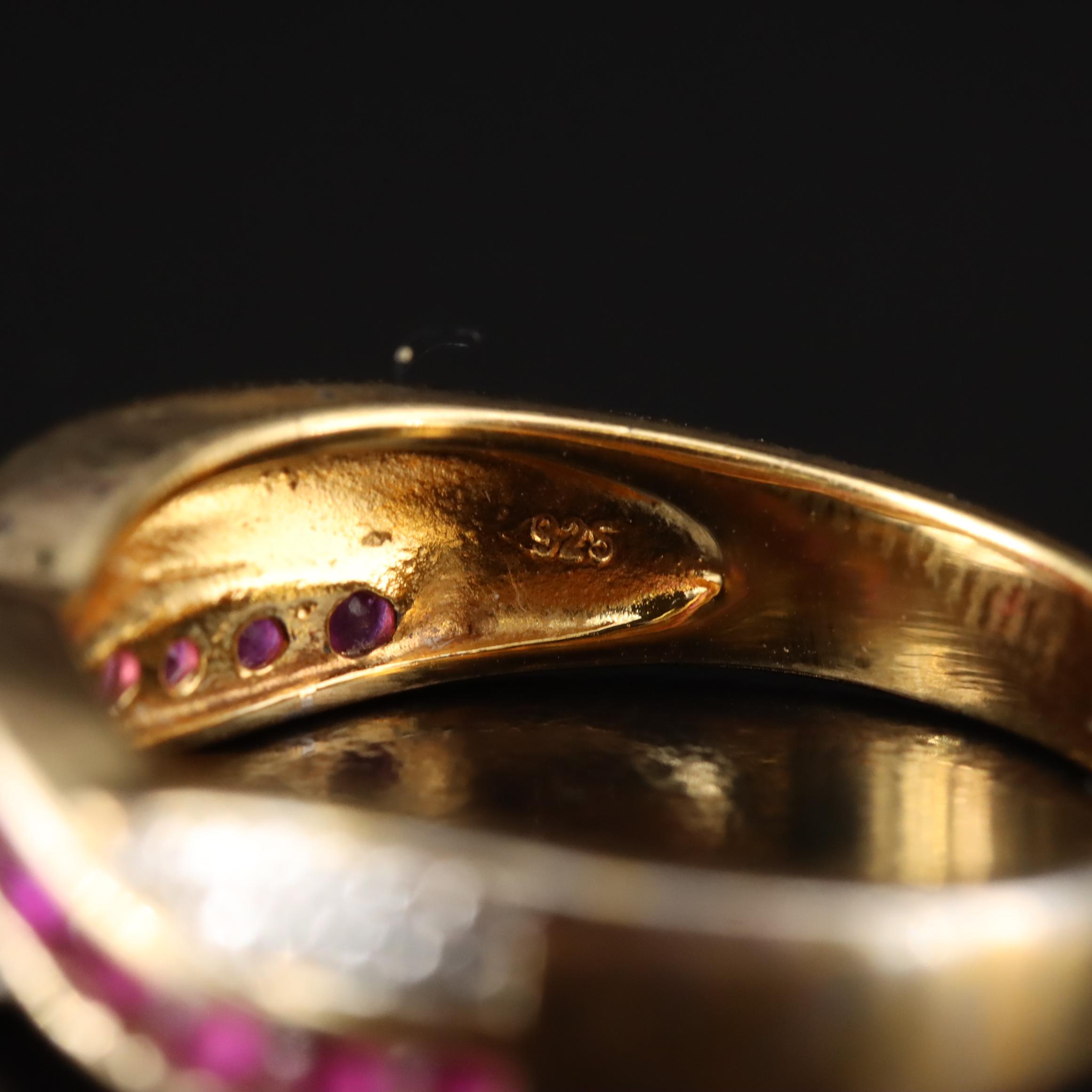 Sterling Rings and Earrings Including CZ, Ruby and Diamond