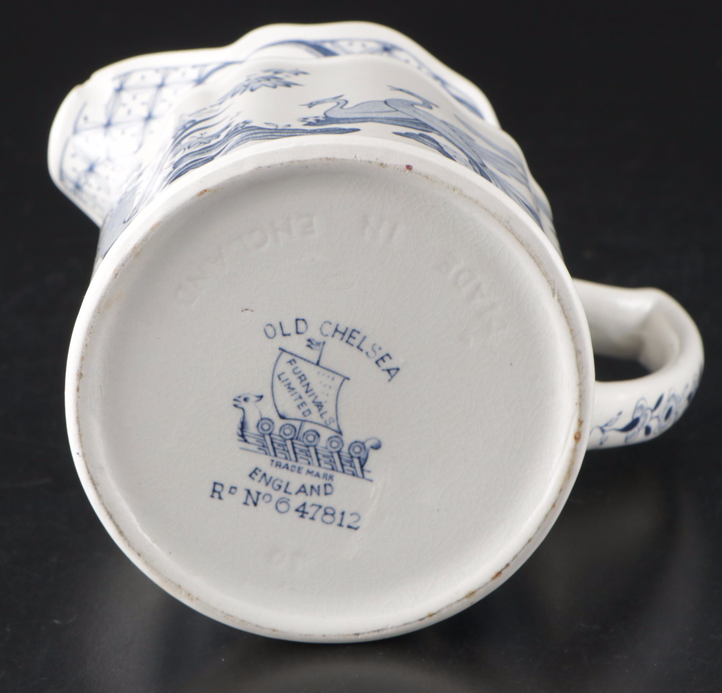 Belleek Porcelain with Furnivals "Old Chelsea" and Other Table Accessories